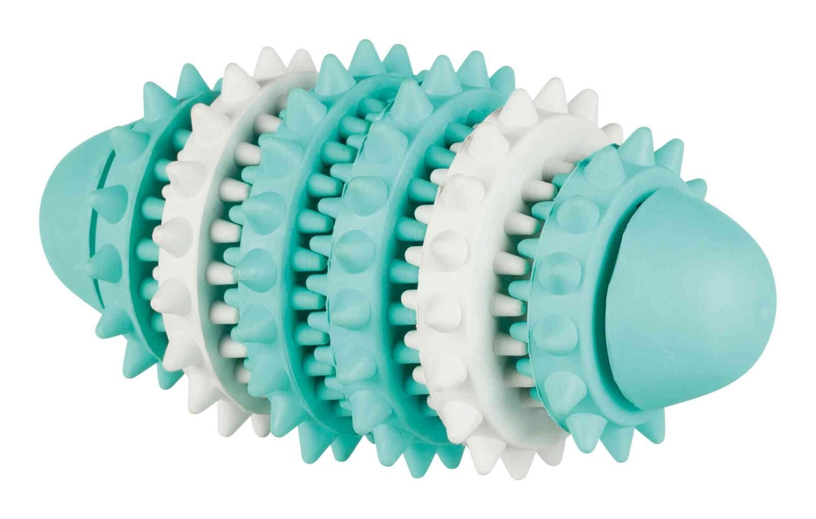 TRIXIE Tierball Denta Fun Rugbyball - diverse - 15 cm, Gummi