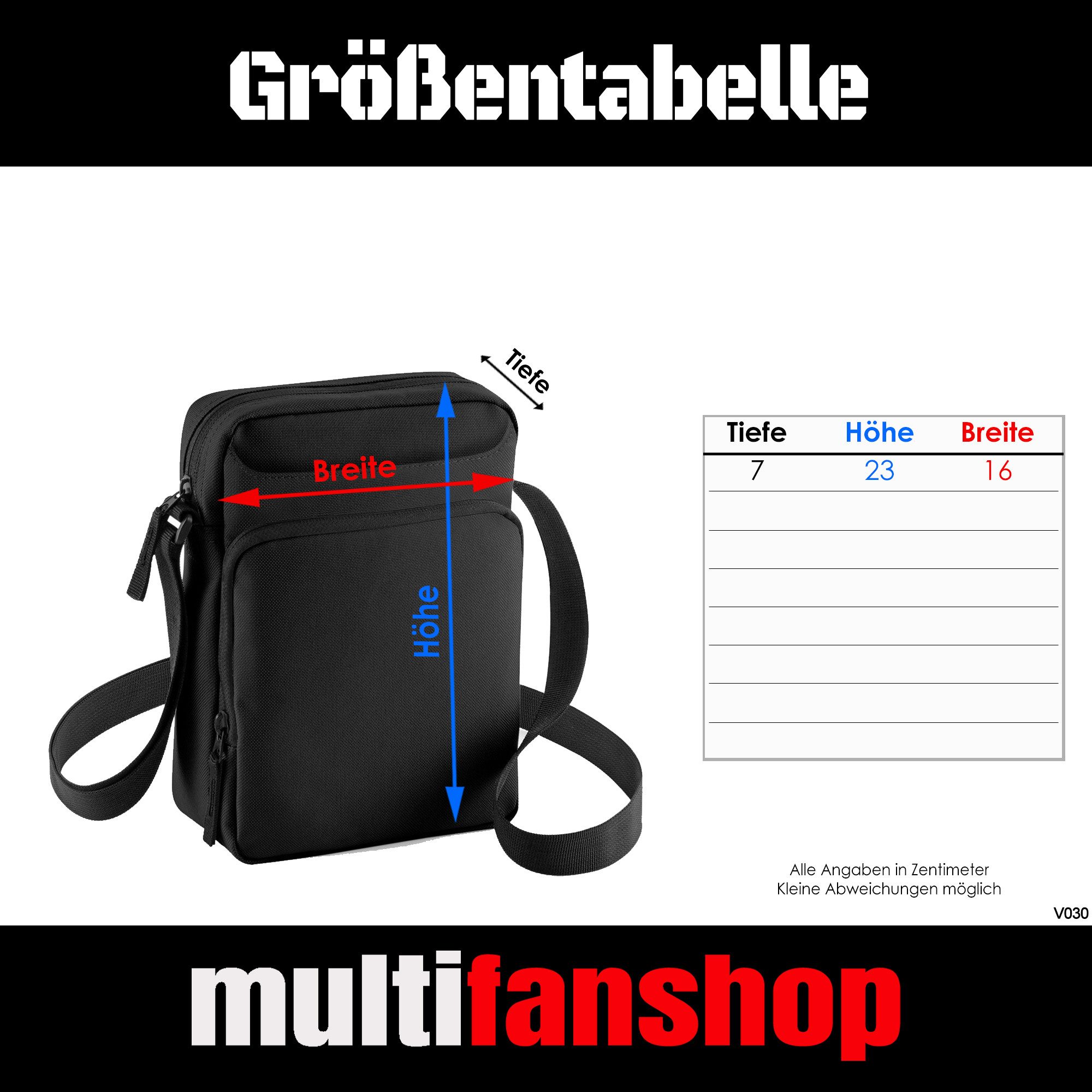 multifanshop Schultertasche Hamburg - Herzschlag - Tasche