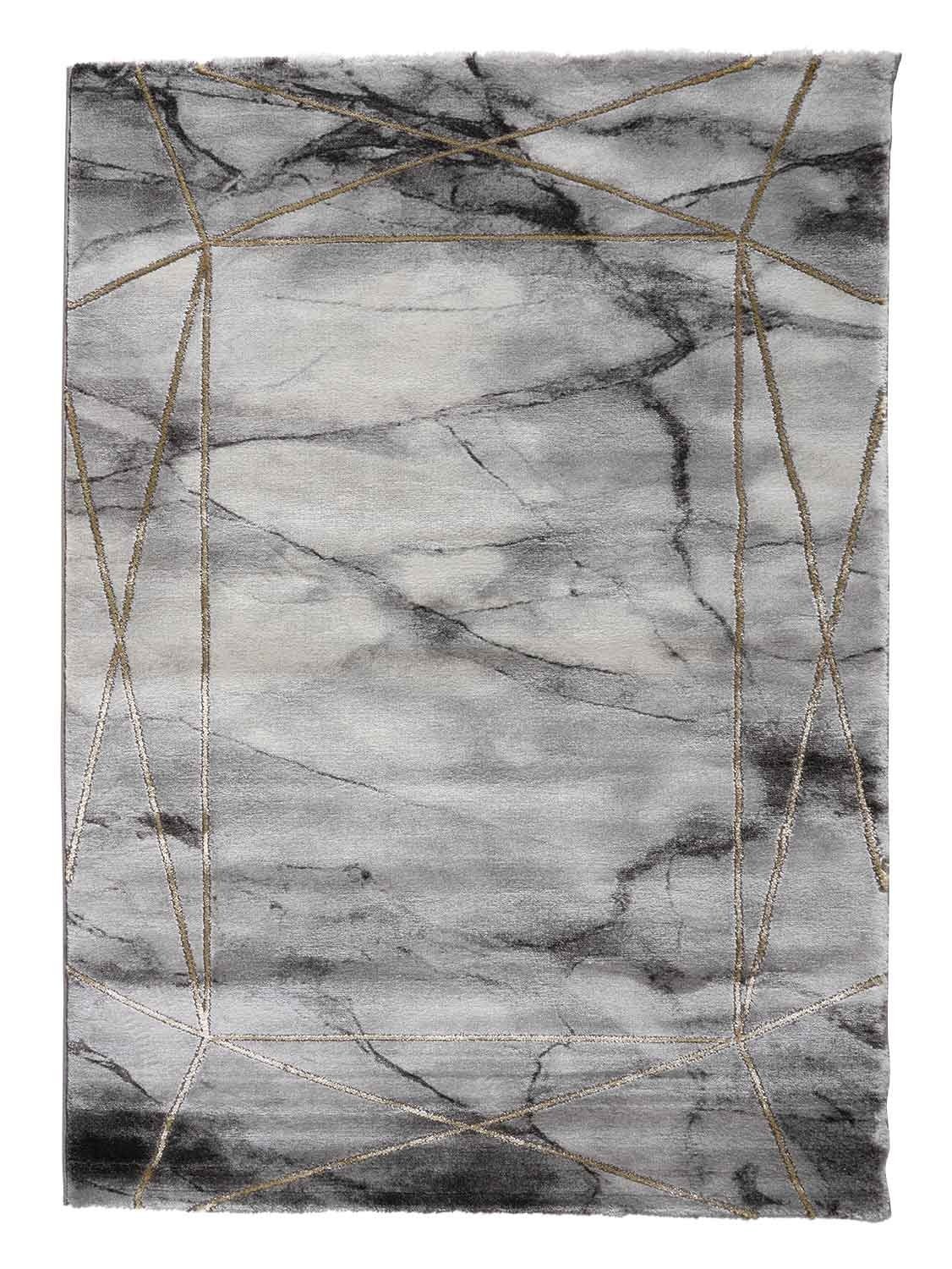 Teppich CRAFT, B 80 x L 150 cm, Marmoroptik, Goldgelb, merinos, rechteckig, Höhe: 12 mm