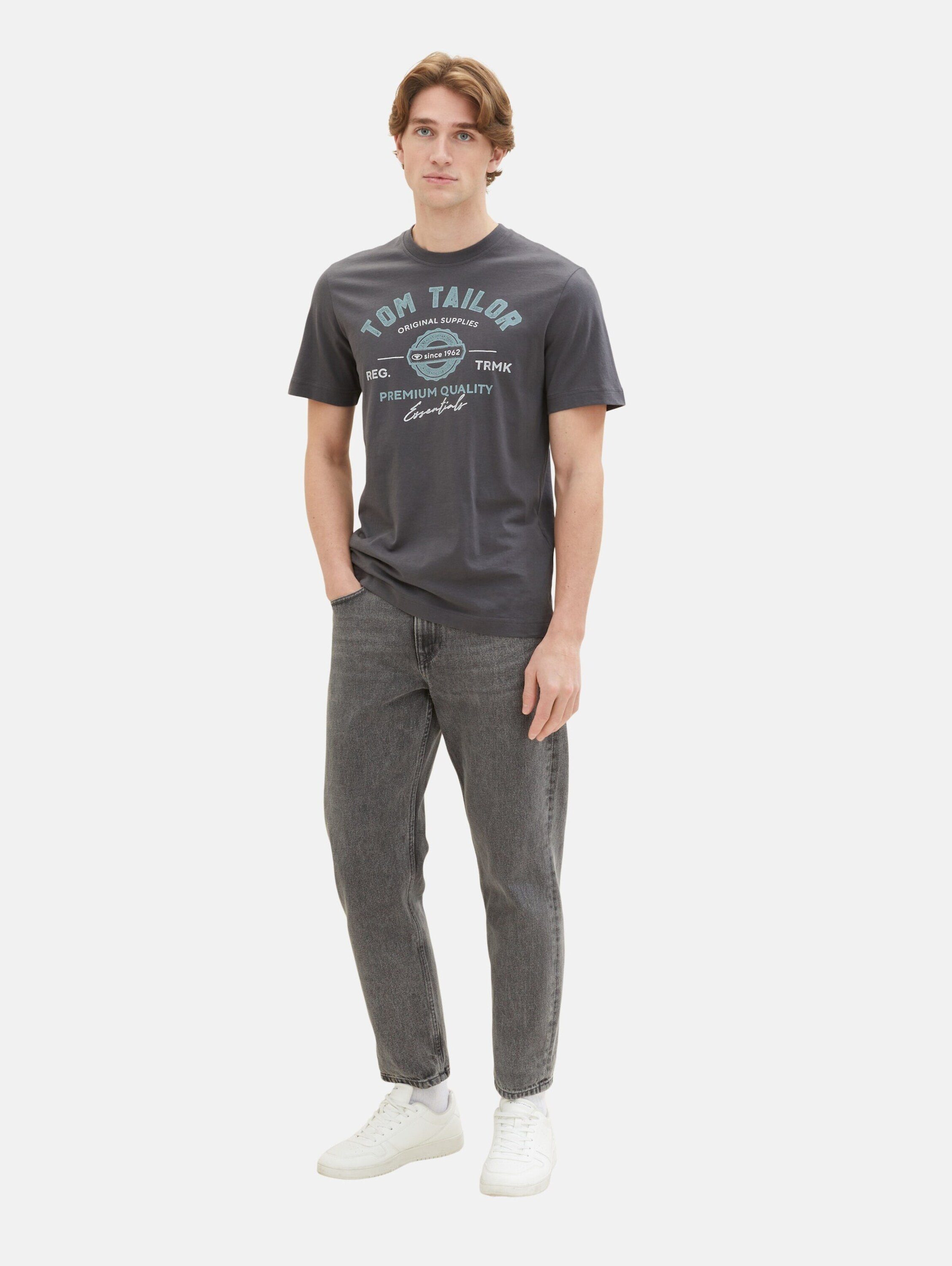 TOM TAILOR T-Shirt (1-tlg) Plain/ohne Details – Bild 4 von 5