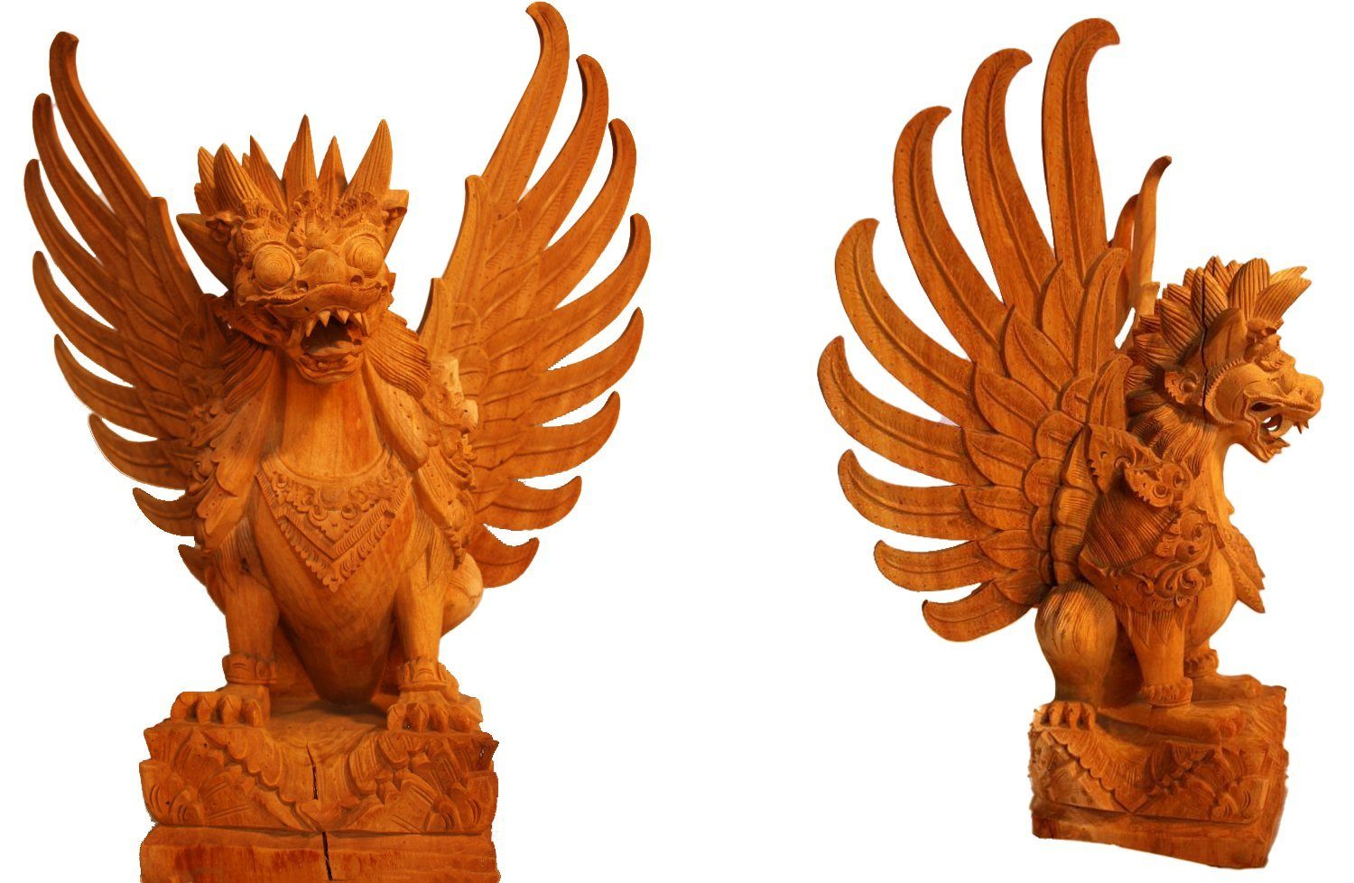 ca.50cm Singha Karma Holz Figur Skulptur Handgefertigter Art Statue, Skulpture, Design