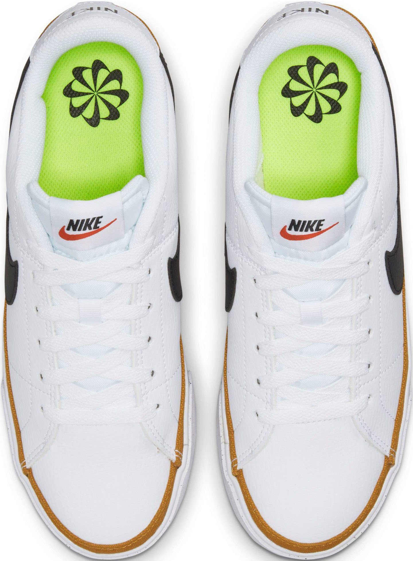 Nike Sportswear COURT LEGACY NEXT Sneaker NATURE weiß-schwarz