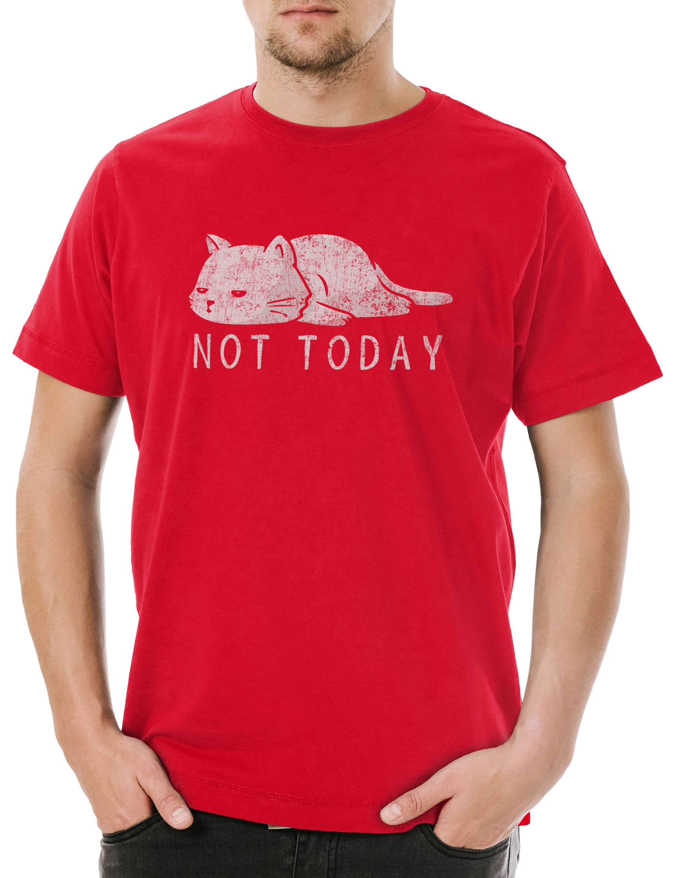 Urban Backwoods Print-Shirt Cat Not Today günstig online kaufen