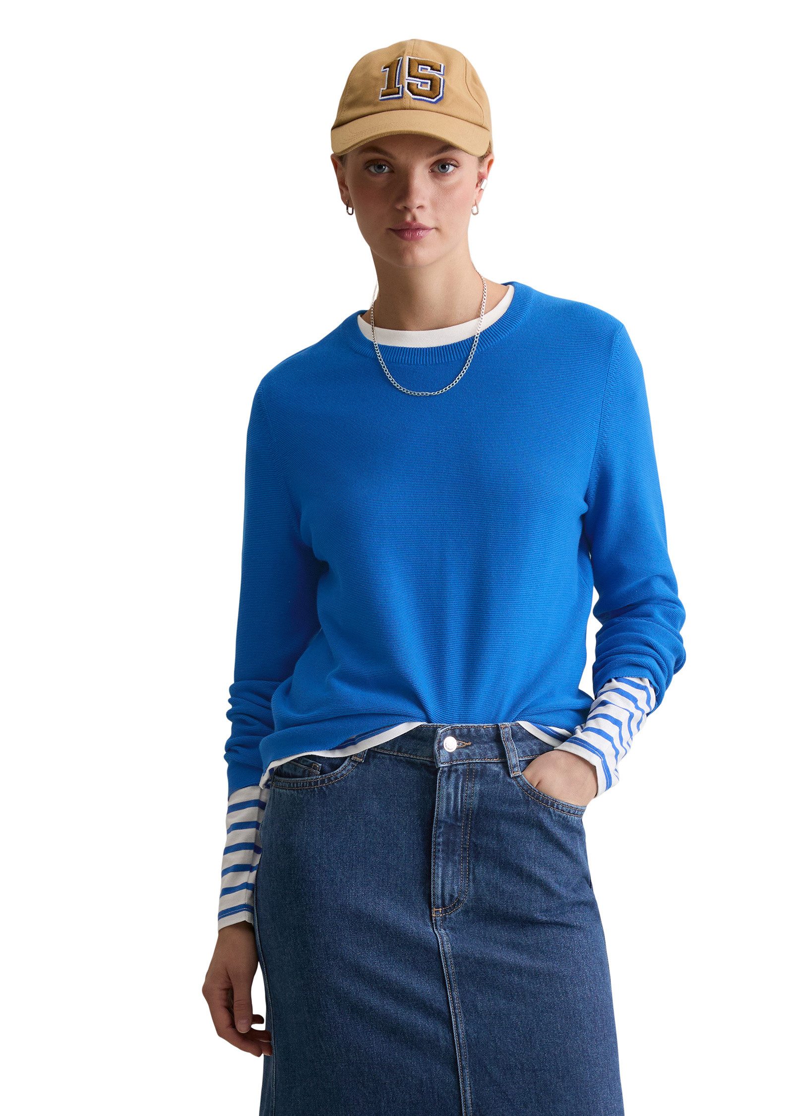 Marc O'Polo DENIM Strickpullover aus reinem Organic Cotton