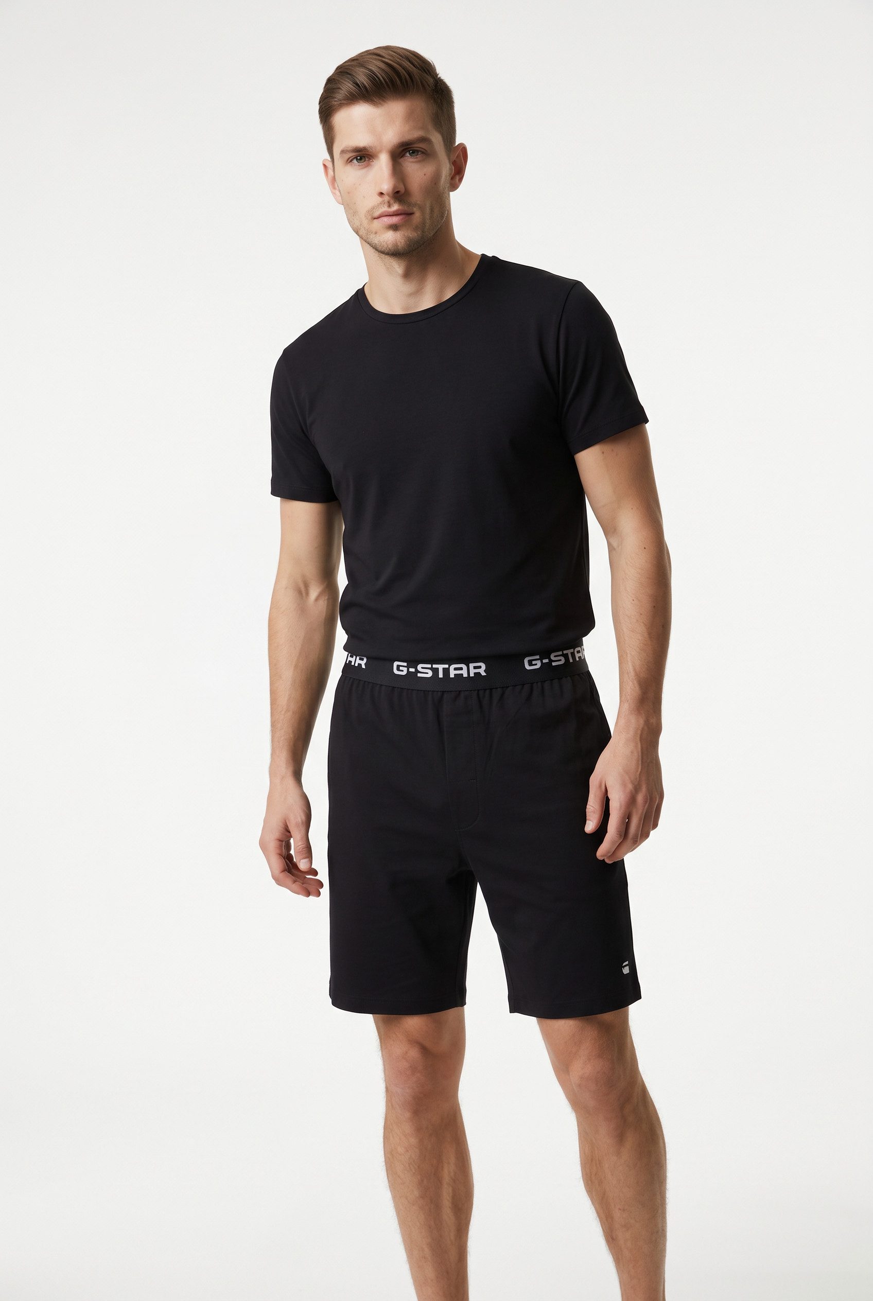 G-STAR Pyjama SLATE, T-SHIRT & SHORTS (Set, 2 tlg) Regular Fit in Baumwoll-Qualität