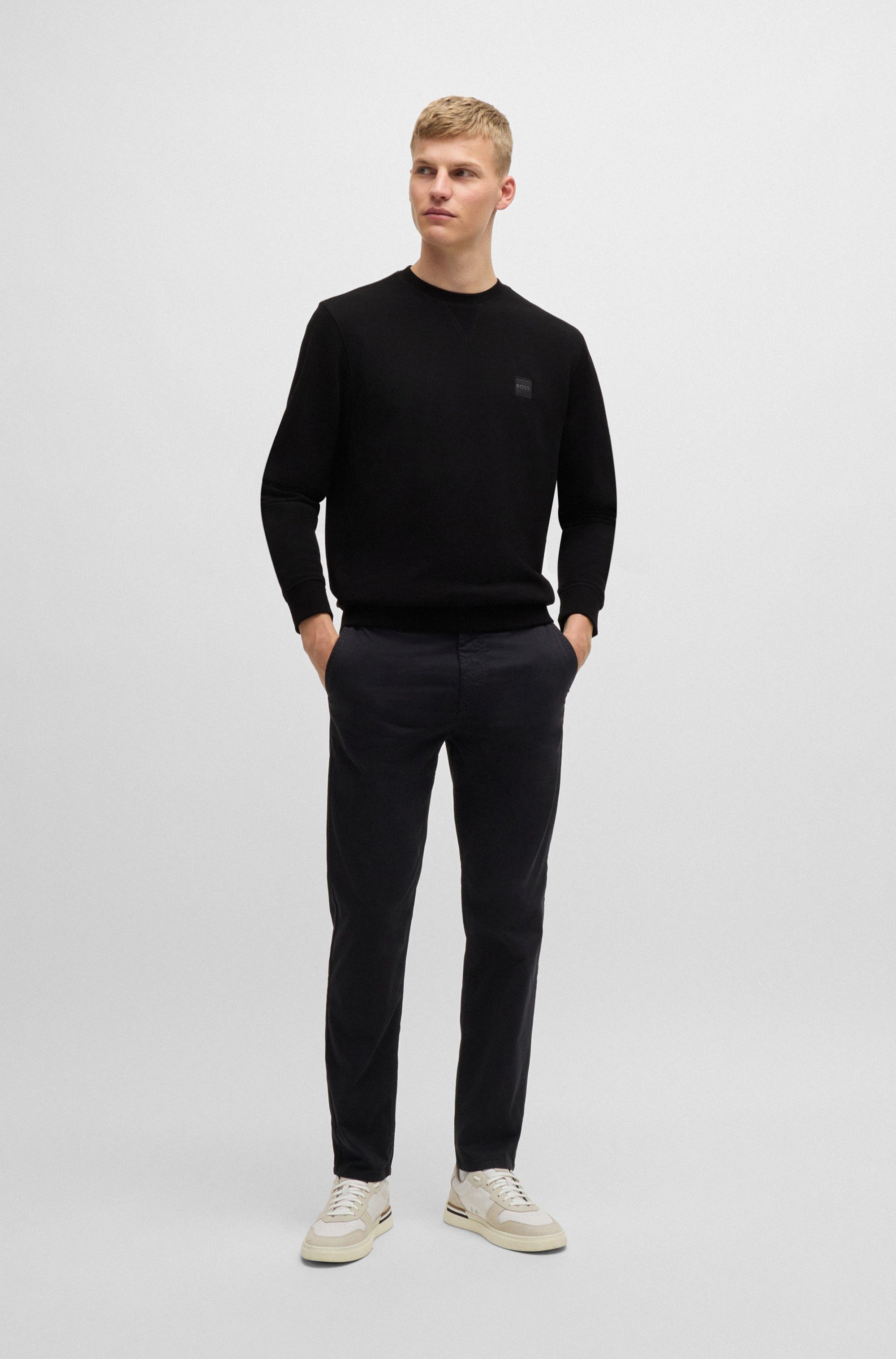 BOSS ORANGE Sweatshirt Westart mit BOSS Logopatch
