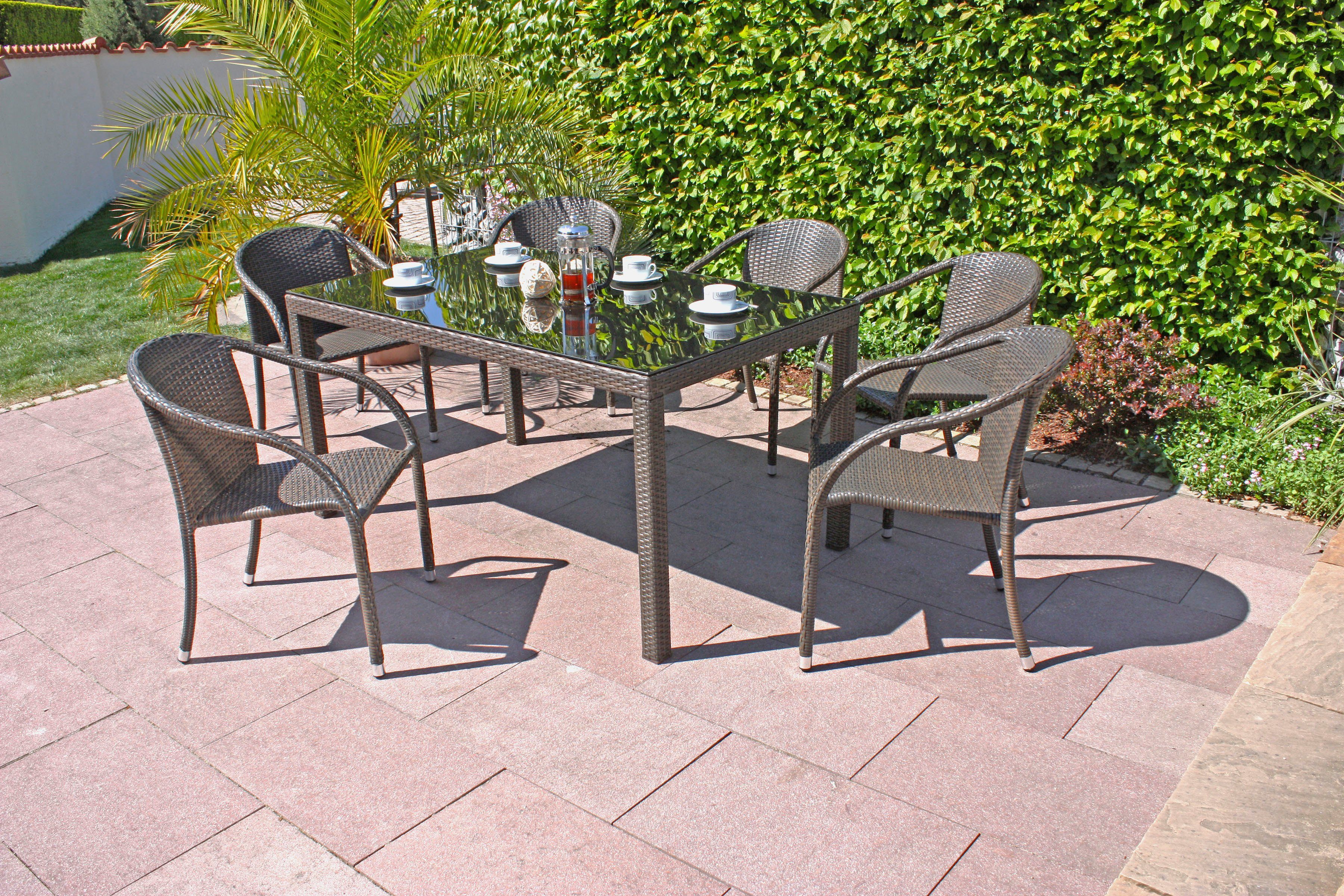 Garden Pleasure Stapelstuhl RIGA (Set, 2 St), 2er Set, auch für die Gastronomie geeignet – Bild 2 von 4