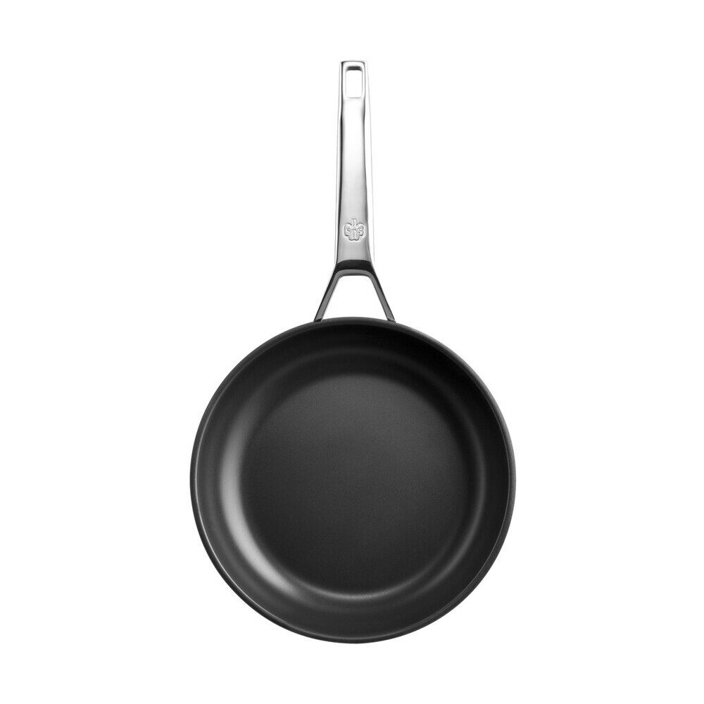 SCHULTE-UFER Bratpfanne Bratpfanne 24 cm Astral UniverSUS, Edelstahl, schwarz, spülmaschinenfest, Induktion, alle Herdarten