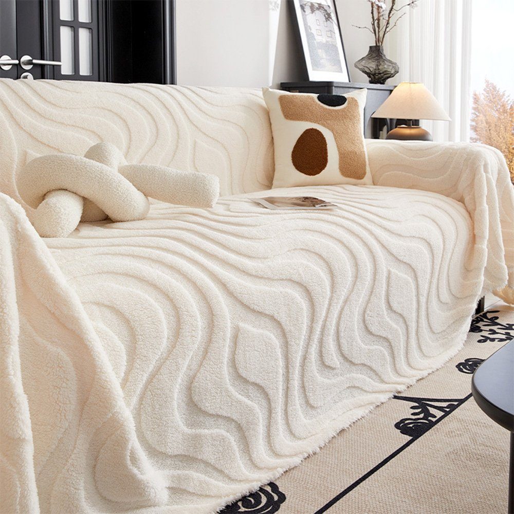 Sofadecke Warme Sofa, 150x180cm Decke Kuschelige Bett FELIXLEO Wohndecke für Wohndecke