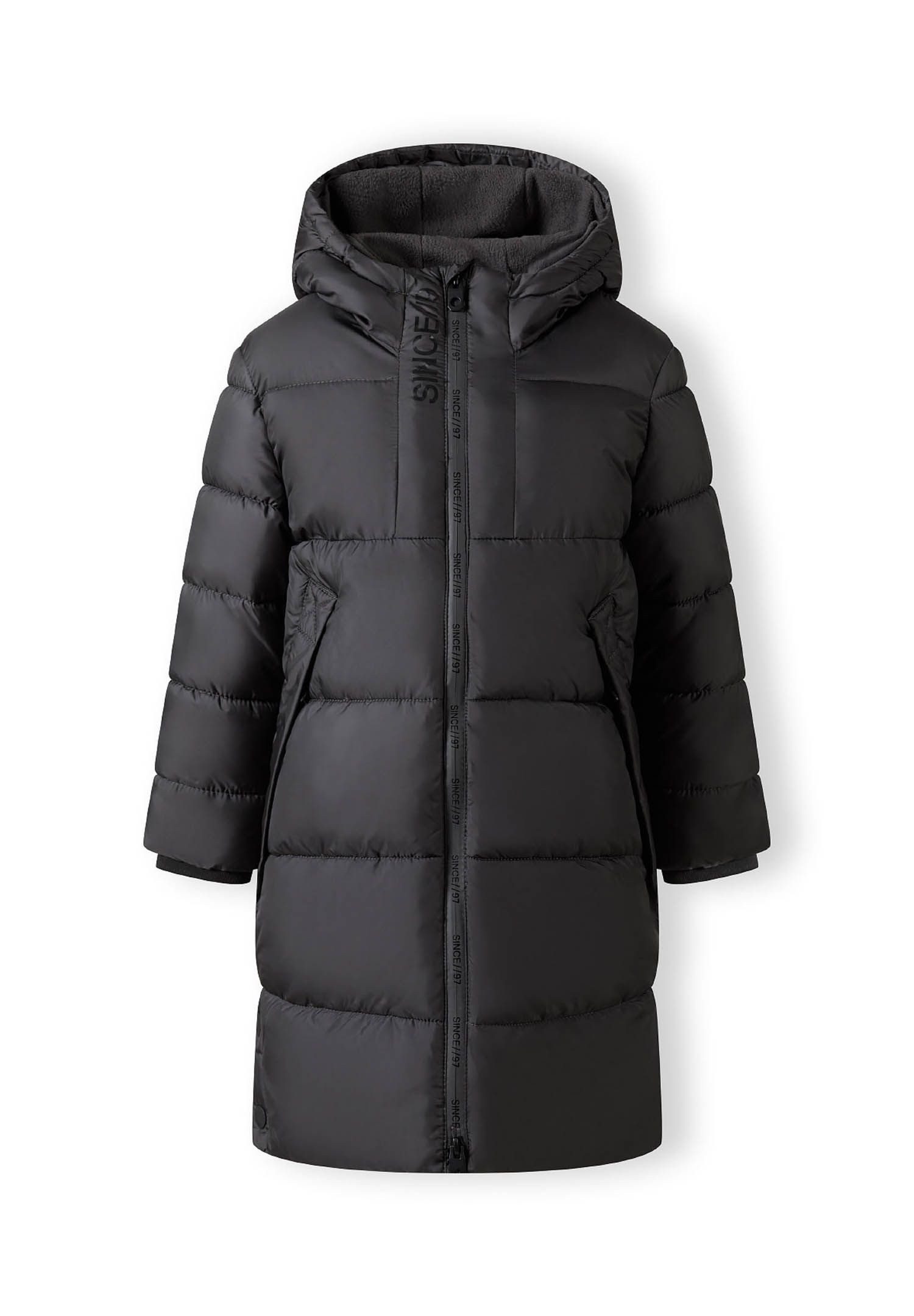 MINOTI Winterjacke Lange Jacke mit Fleece-Futter und Taschen mit 2-Wege Zip günstig online kaufen