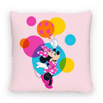 BERONAGE Dekokissen Minnie Mouse Kissen Balloon 40x40, kuschelweich