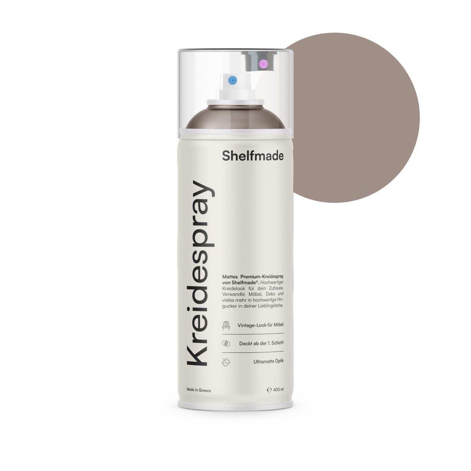 shelfmade Sprühflasche Shelfmade Kreidespray - Kreidefarbe Spray Chalk Kreidesprühfarbe