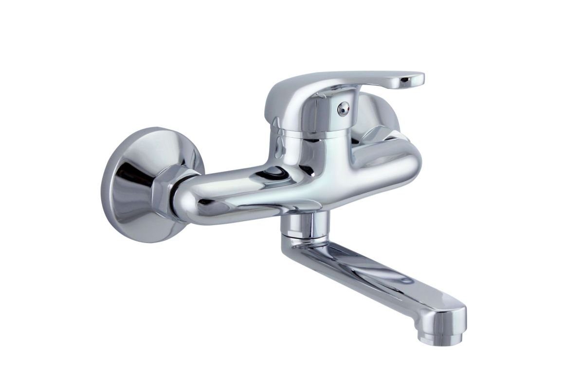 Hydroland Waschtischarmatur Joker Wandarmatur kurzer Auslauf, Wasserhahn, B günstig online kaufen