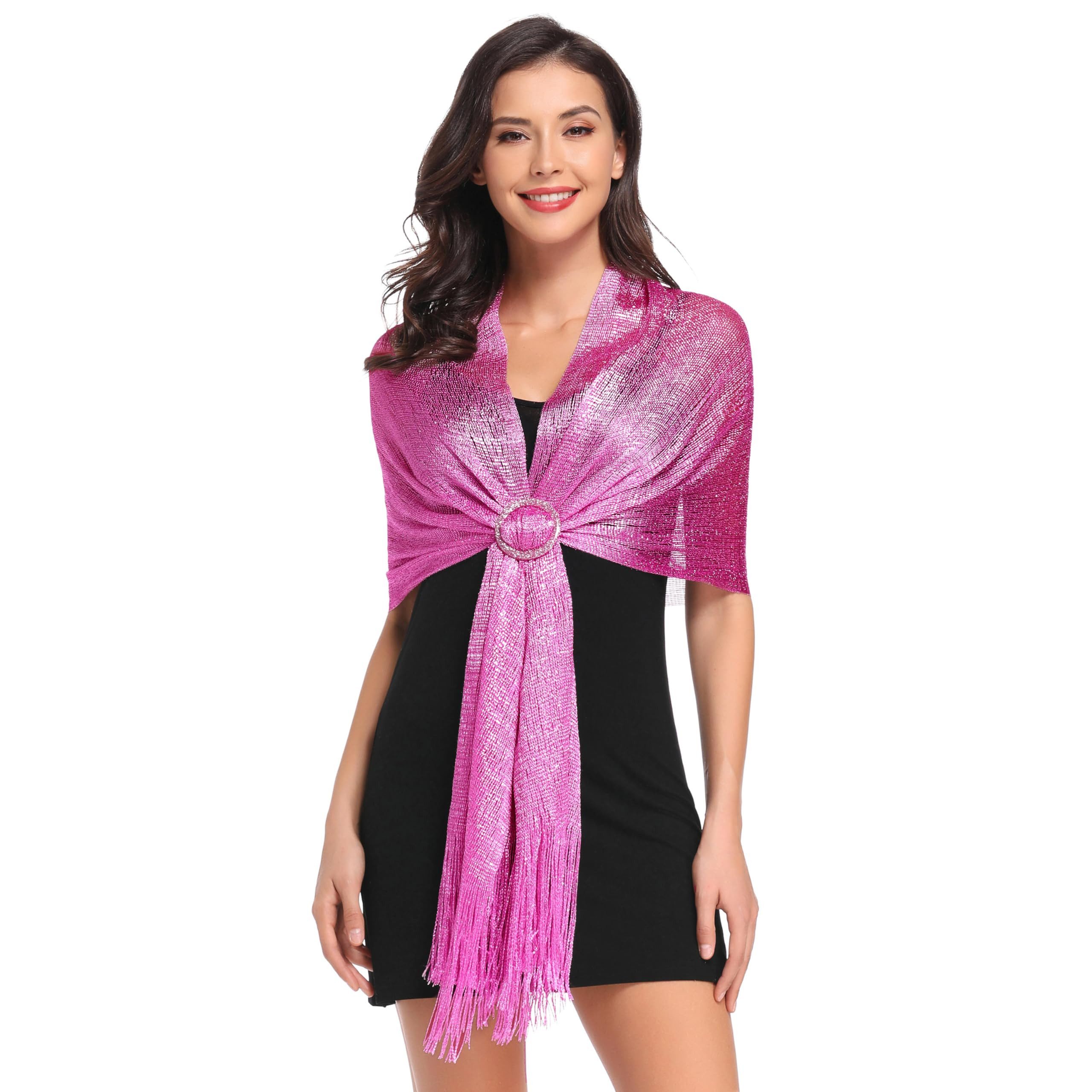 Zaewry Modeschal Schals und -Tücher für Abendveranstaltungen/Hochzeiten/Festkleider, (mit kostenloser Schnalle)