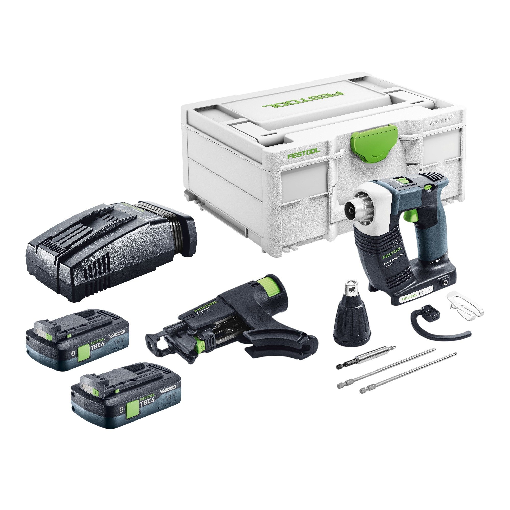 FESTOOL Akku-Trockenbauschrauber DWC 18-2500 Basic Akku Bauschrauber 18 V 18 Nm Brushless