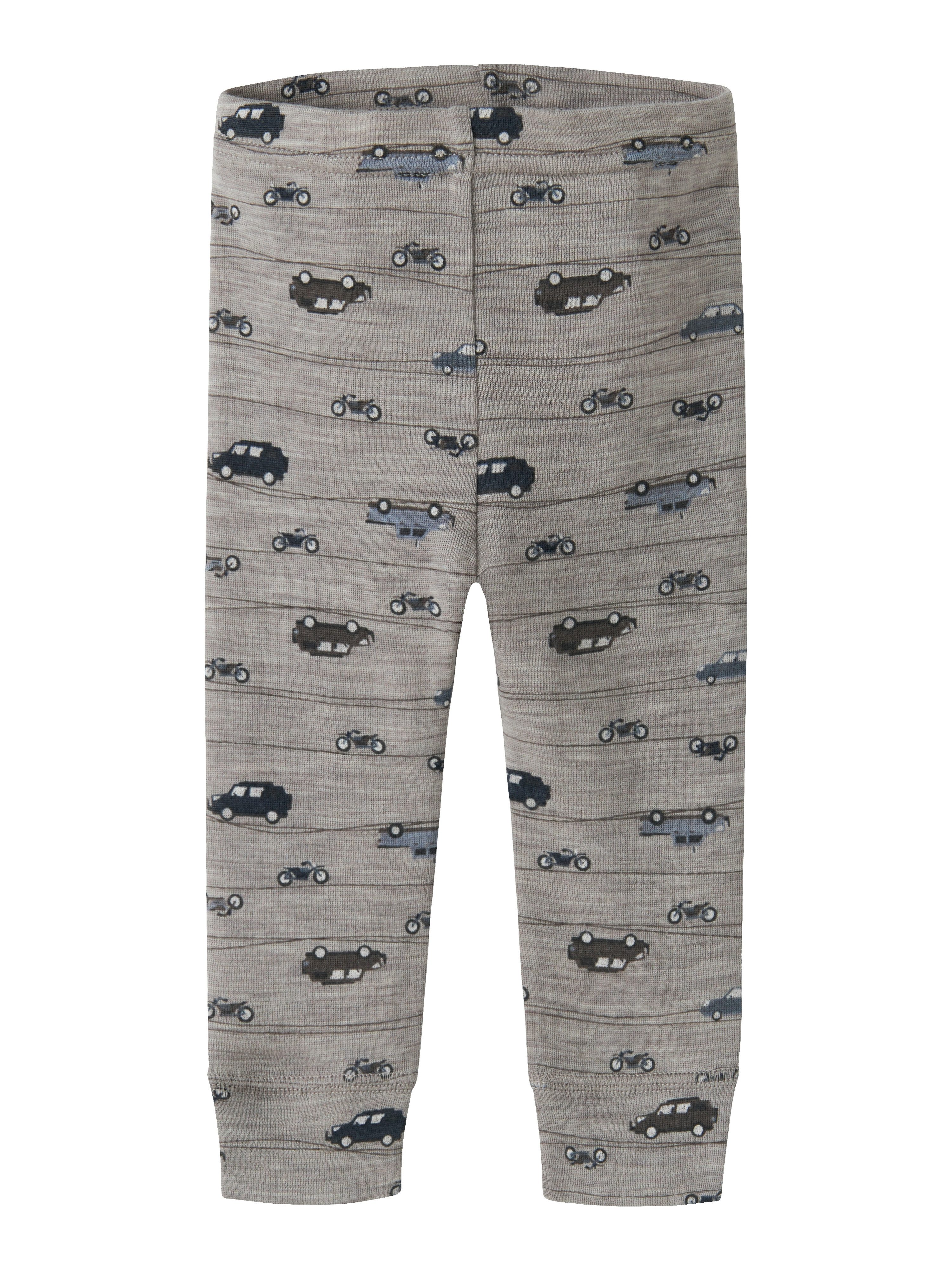 Name It Leggings NBMWANG WOOL RIB LONGJOHN AOP NOOS aus reiner Merinowolle, weich und wärmend