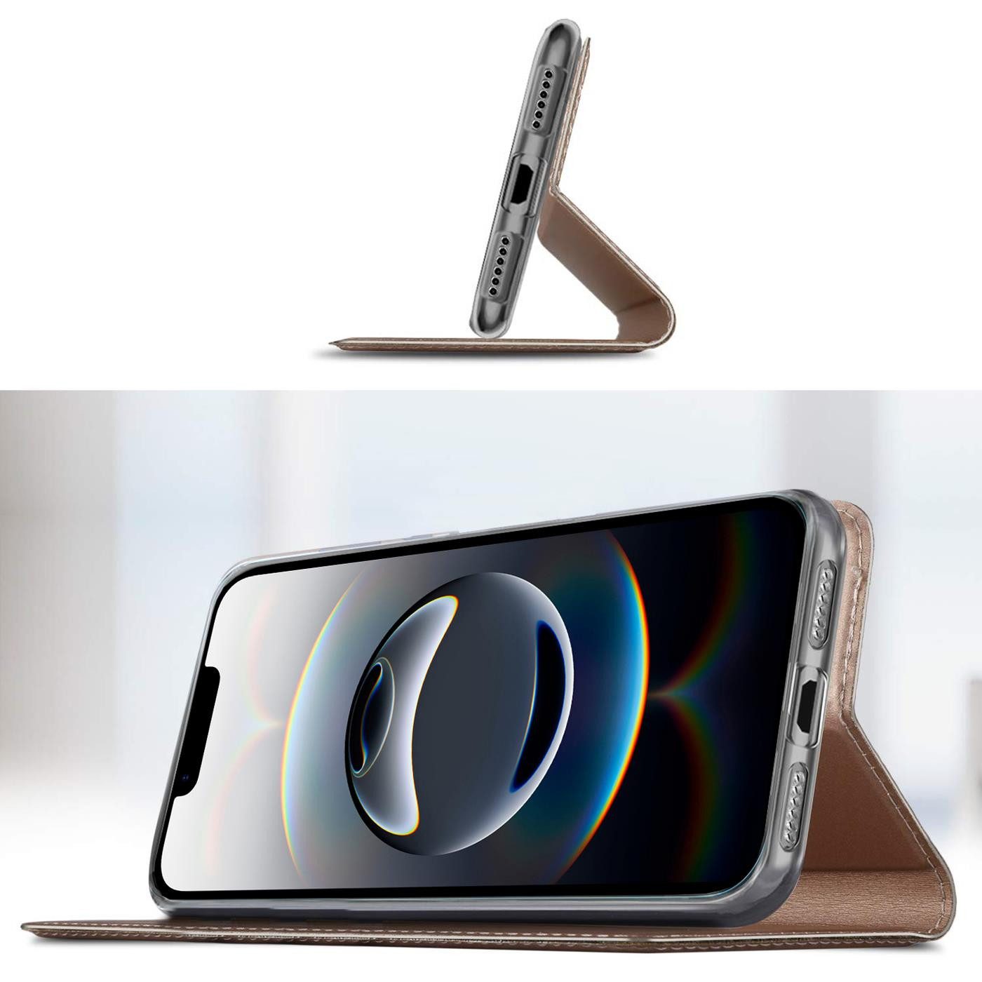 CoolGadget Handyhülle Magnet Case Handy Tasche für iPhone 17e / iPhone 16e 6,1 Zoll, Hülle Klapphülle Ultra Slim Flip Cover für iPhone 16e Schutzhülle – Bild 5 von 5