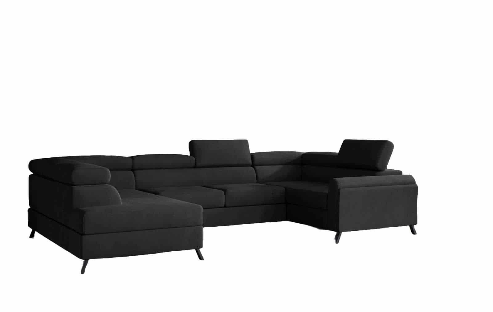 Myhomelando Wohnlandschaft Escada, mit Schlaffunktion, Bettkasten und verstellbare Kopflehnen