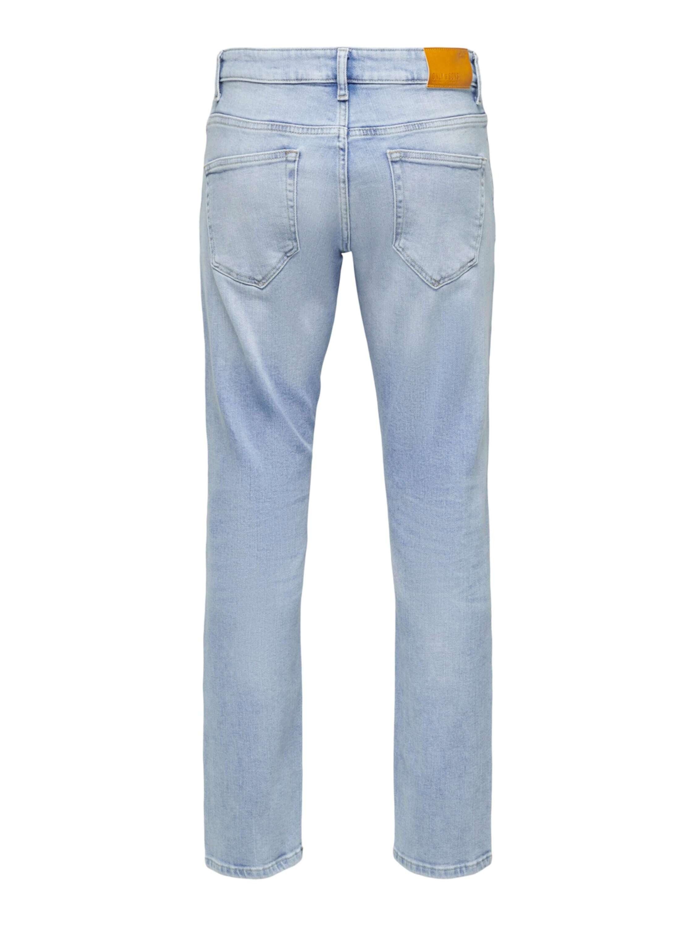 Only & Sons Herren Jeans ONSWEFT 4873 - Regular Fit - Blau - Light Blue Den günstig online kaufen