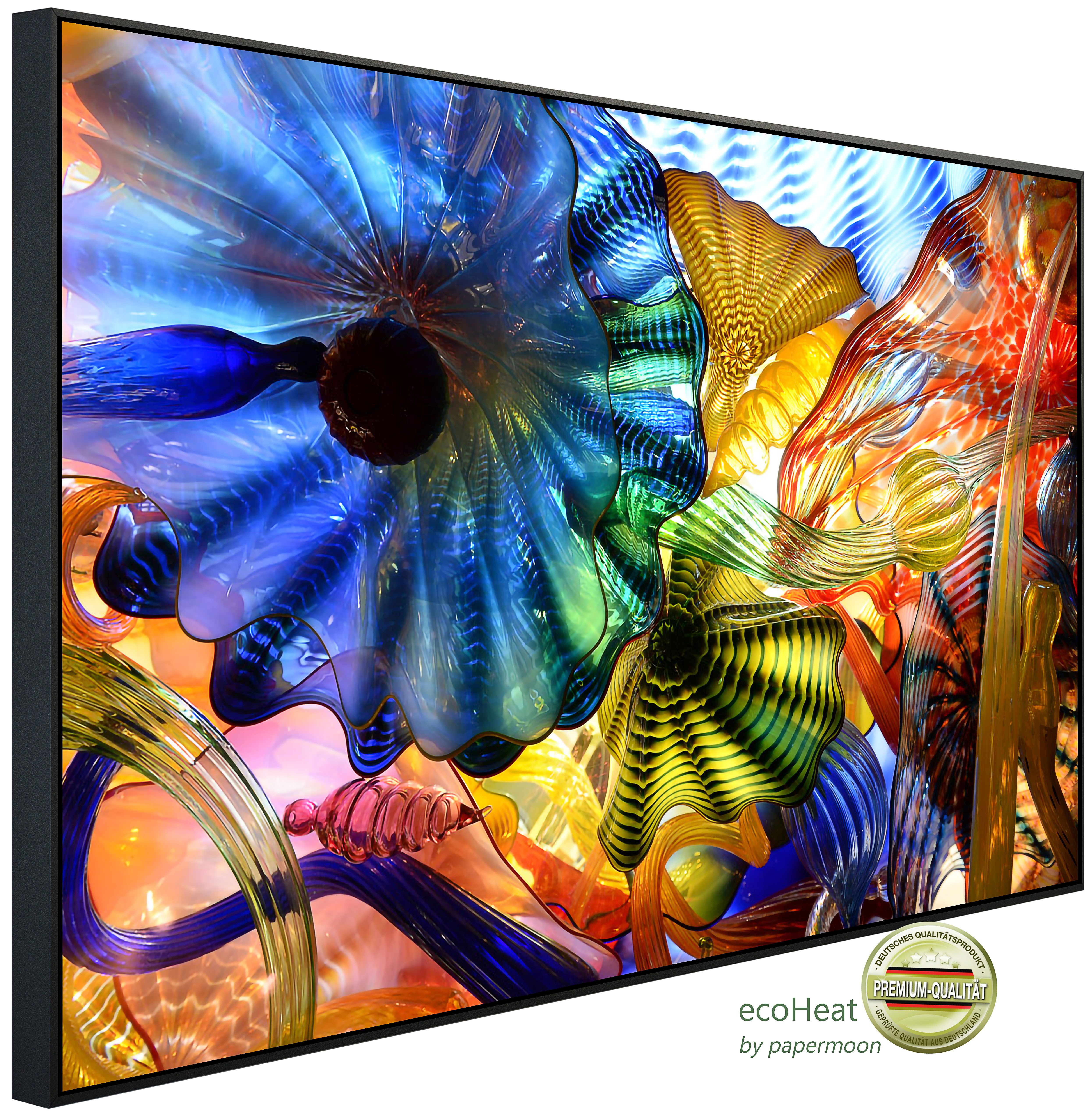 Papermoon Infrarotheizung INFRAROT-BILD-HEIZUNG, Abstrakt, TÜV-Rheinland/GS zertifiziert, angenehme Strahlungswärme