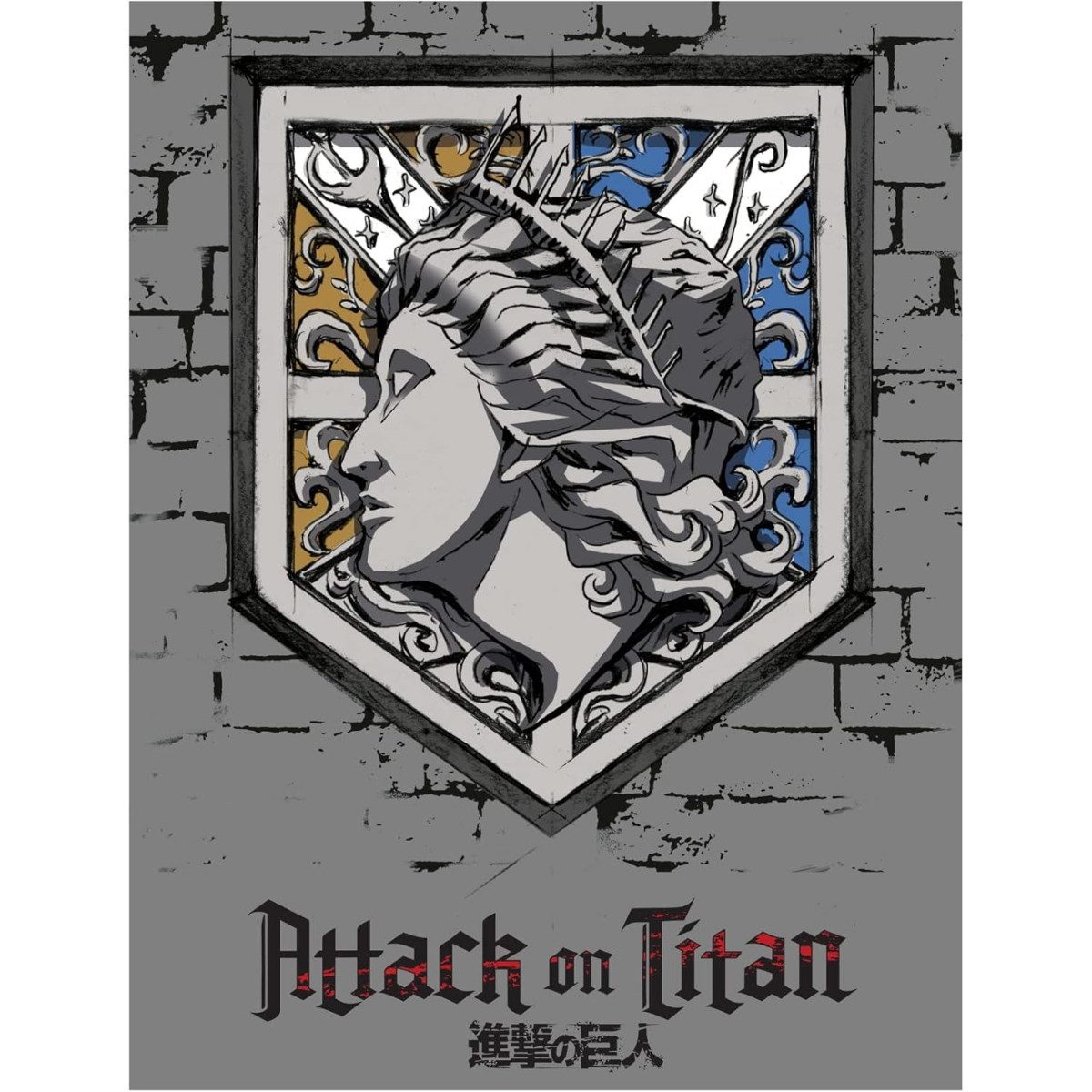 Wohndecke - Decke 130 x 170 cm Kuscheldecke Weich, Attack on Titan