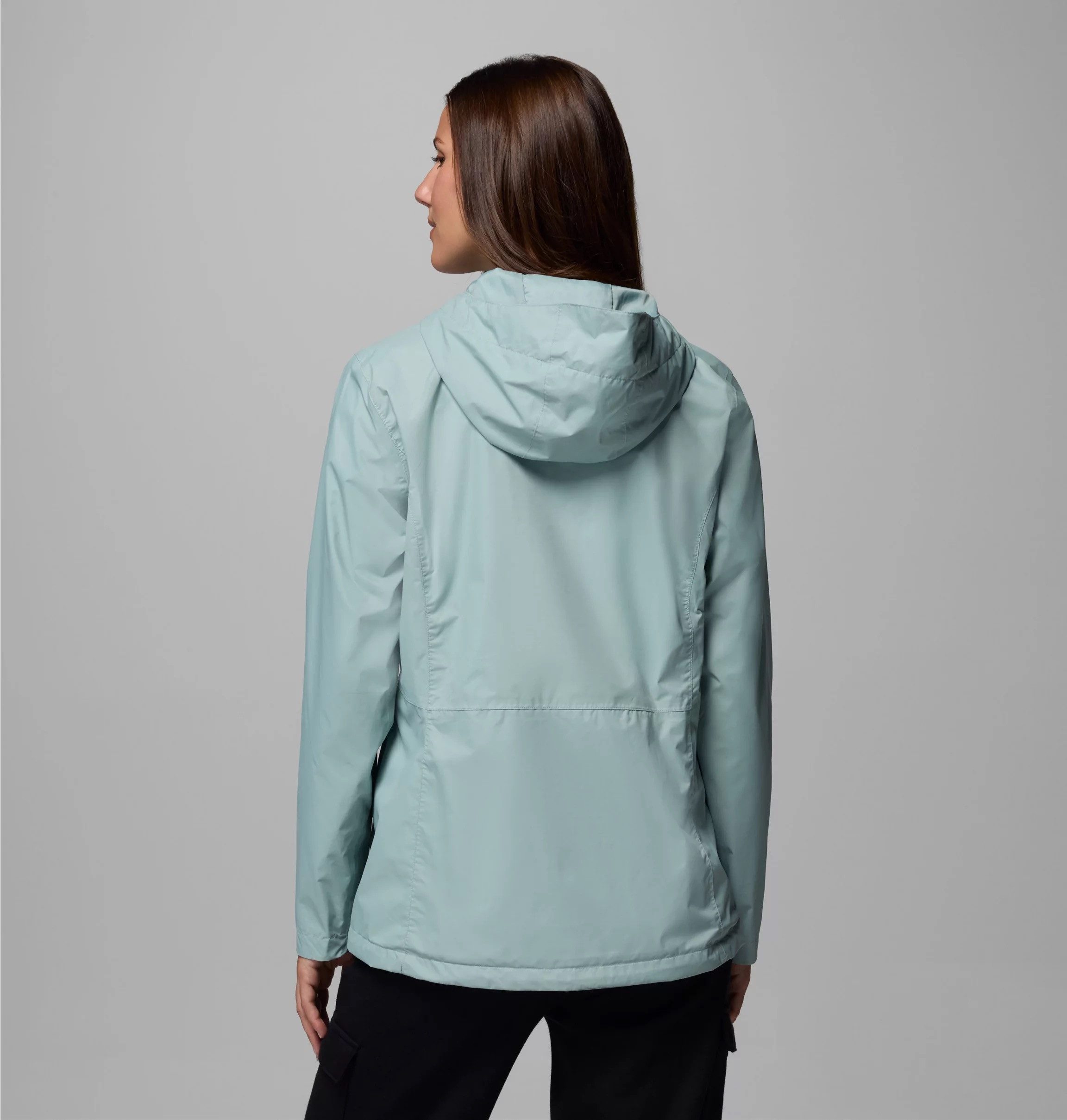 Columbia Regenjacke Pouring Adventure III Jacket mit per Gummizug verstellbarer Kapuze, wasserdicht, winddicht