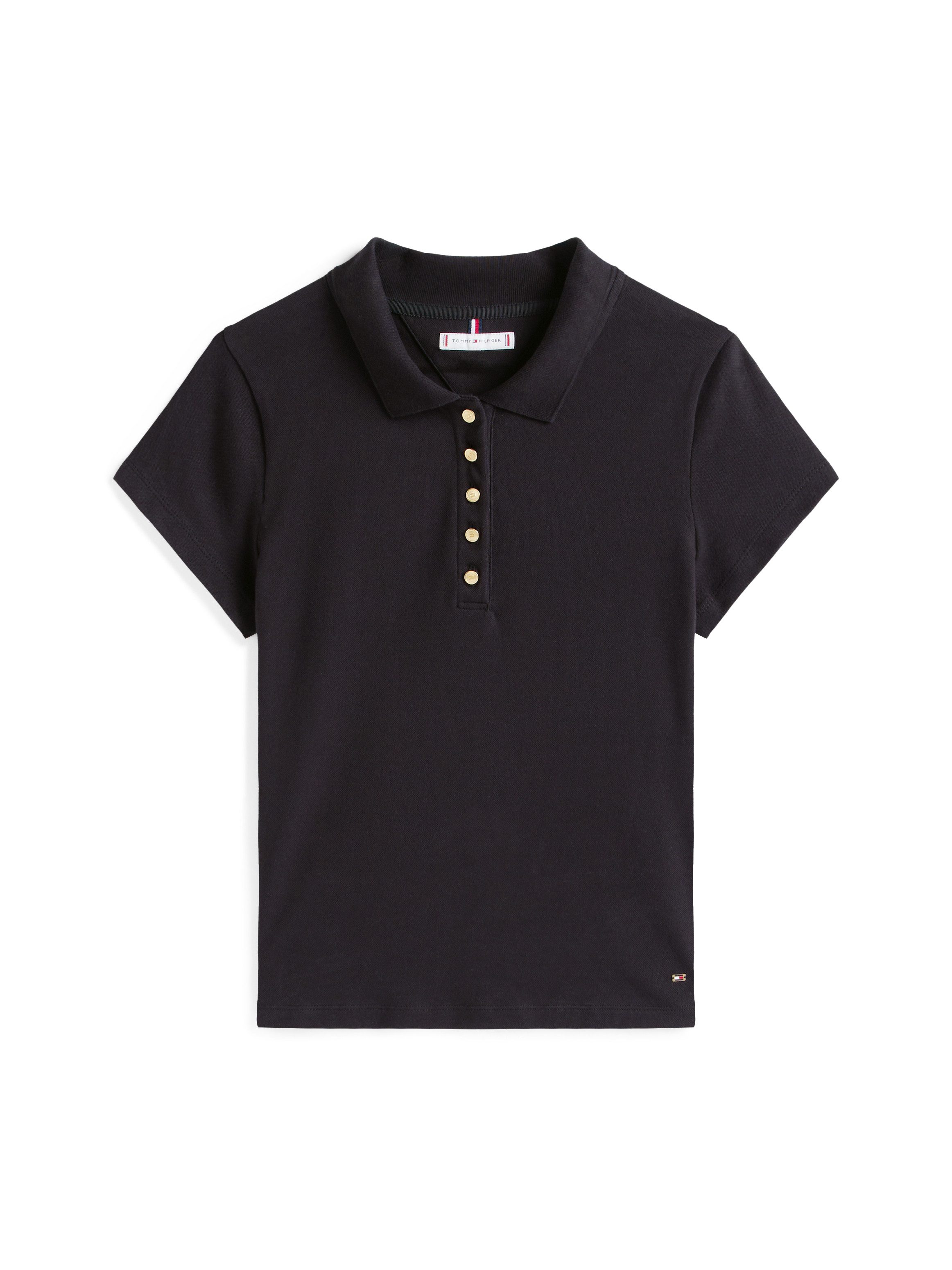 Poloshirt GOLD BUTTON SLIM SS POLO