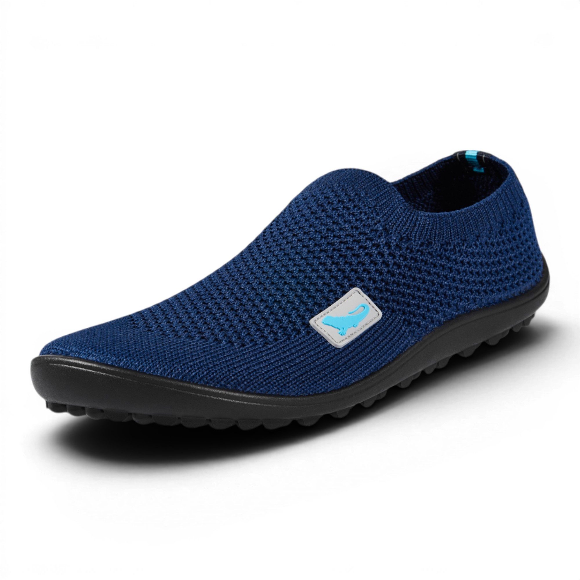 Leguano Slipper Leguanito Scio (flexible Sohle, pures Barfußgefühl) dunkelblau Barfußschuh – Bild 4 von 5