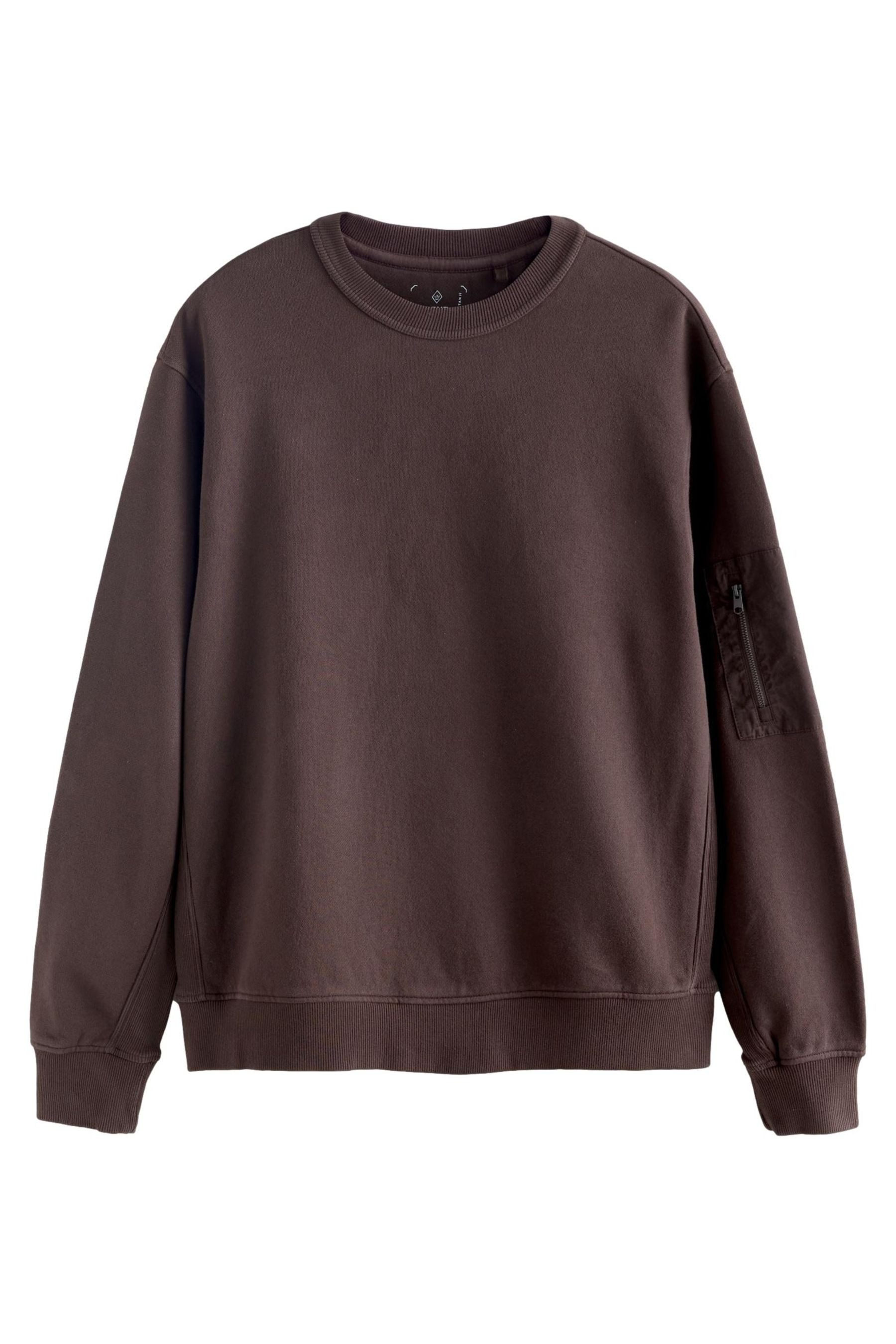 Next Sweater Utility-Sweatshirt mit Rundhalsausschnitt (1-tlg)