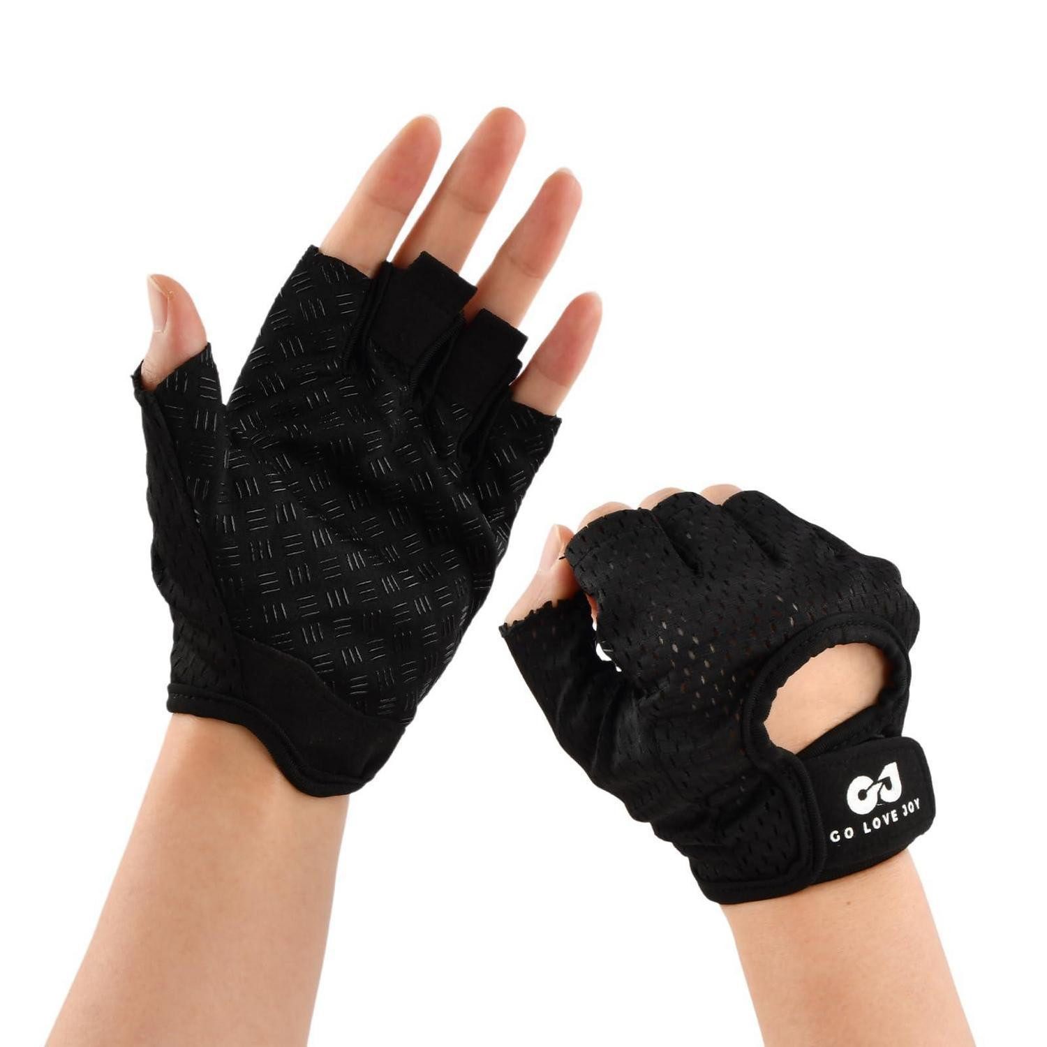 LuxusKollektion Trainingshandschuhe Fitnesshandschuhe Anti Rutsch (1-St)