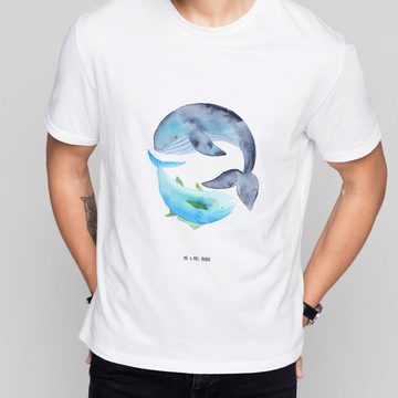 Mr. & Mrs. Panda T-Shirt Walfisch & Thunfisch - Weiß - Geschenk, Tiere, Herren, gute Laune, Shirt, Damen, Spruch lustig, T-Shirt, süße Tiermotive, Sprüche, Tunfisch (1-tlg)