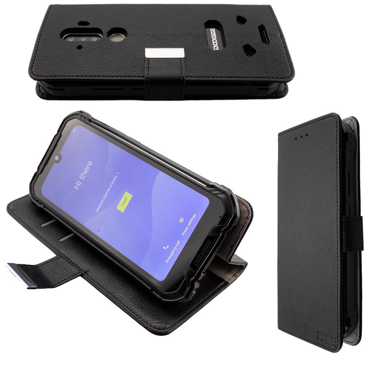 Handytasche caseroxx Handytasche Bookstyle-Case für Doogee S58 Pro