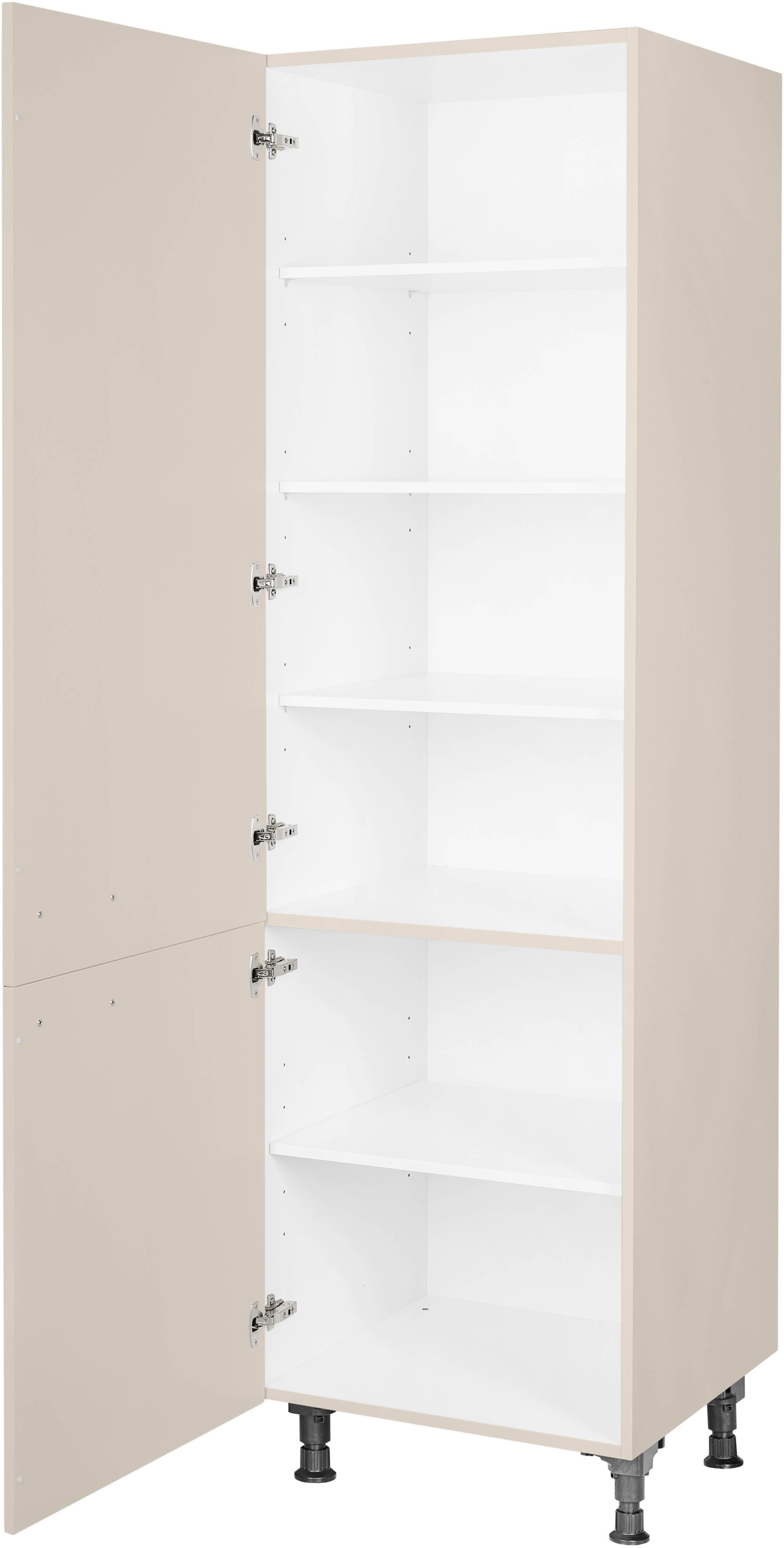 nobilia® Vorratsschrank "Laser", Ausrichtung wählbar, mit zwei Türen, vormontiert, Breite/Höhe: 60/216,6 cm