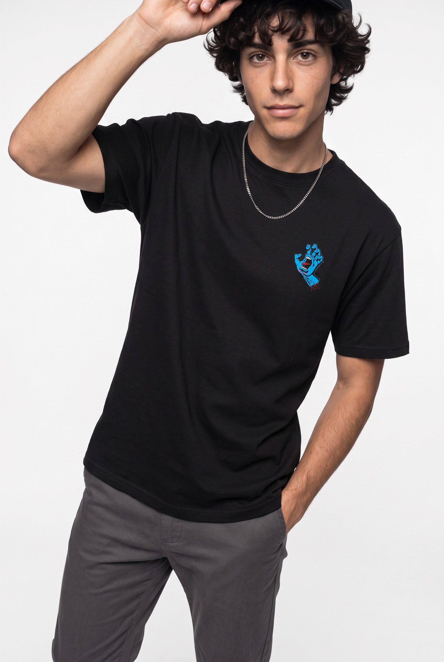 Santa Cruz T-Shirt SCREAMING HAND CHEST T-SHIRT