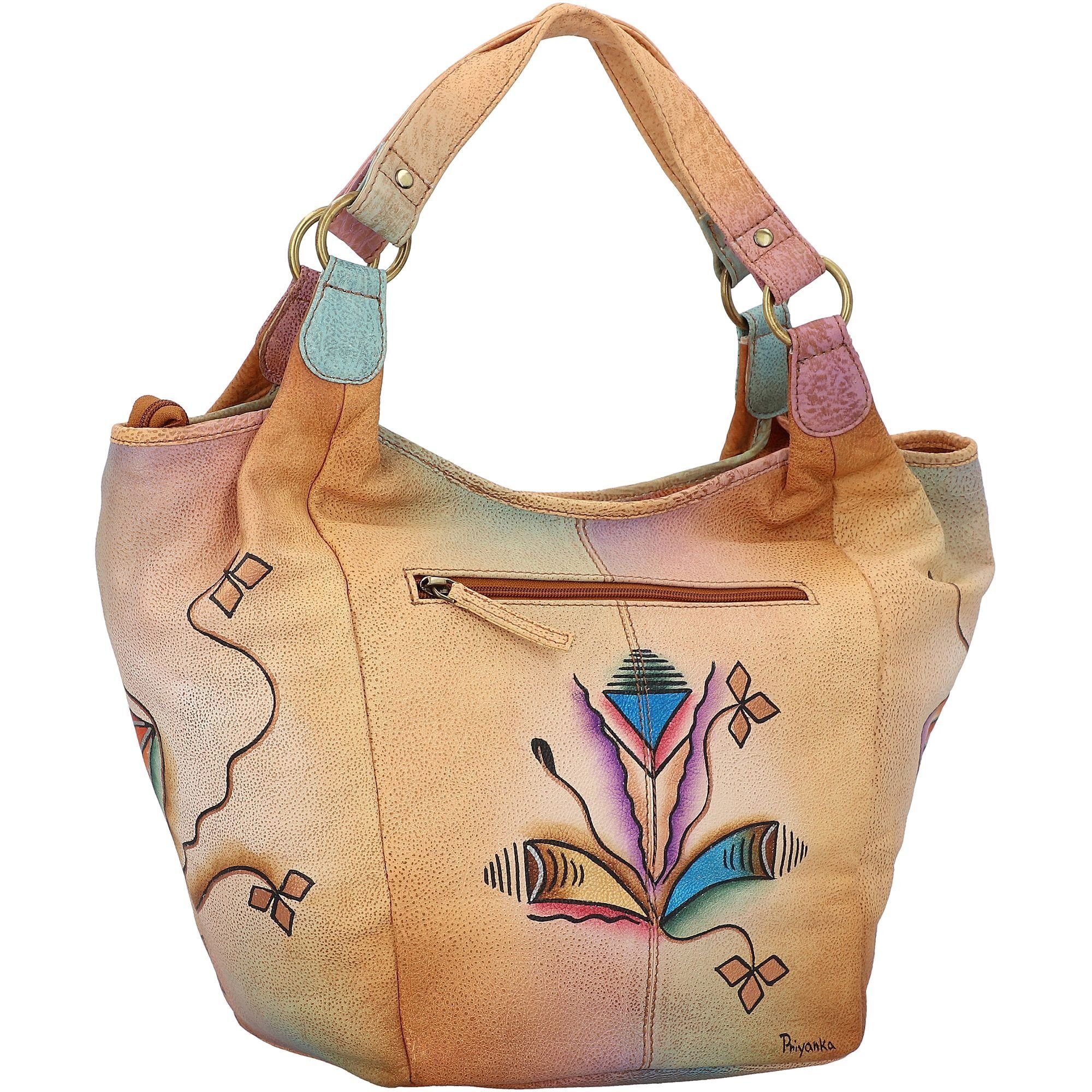 Nature Schultertasche Leder GreenLand Art+Craft,