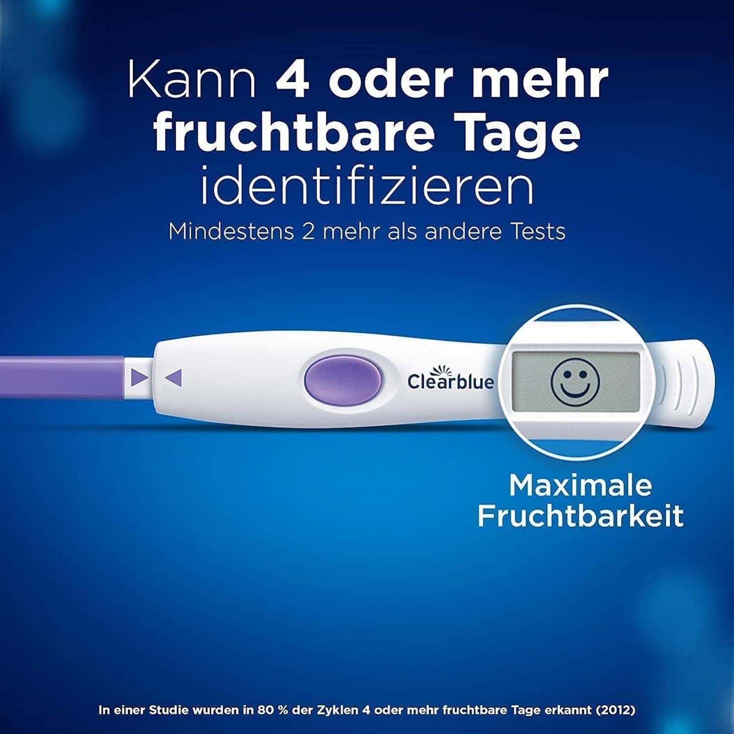 Clearblue Ovulationstest Fortschrittlich & Digital (testet 2 Hormone), Kinderwunsch, 10-tlg.