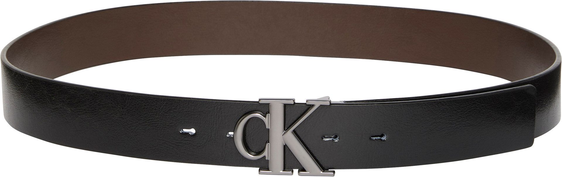 Calvin Klein Jeans Ledergürtel MNGRM PLQ BCKL 35MM
