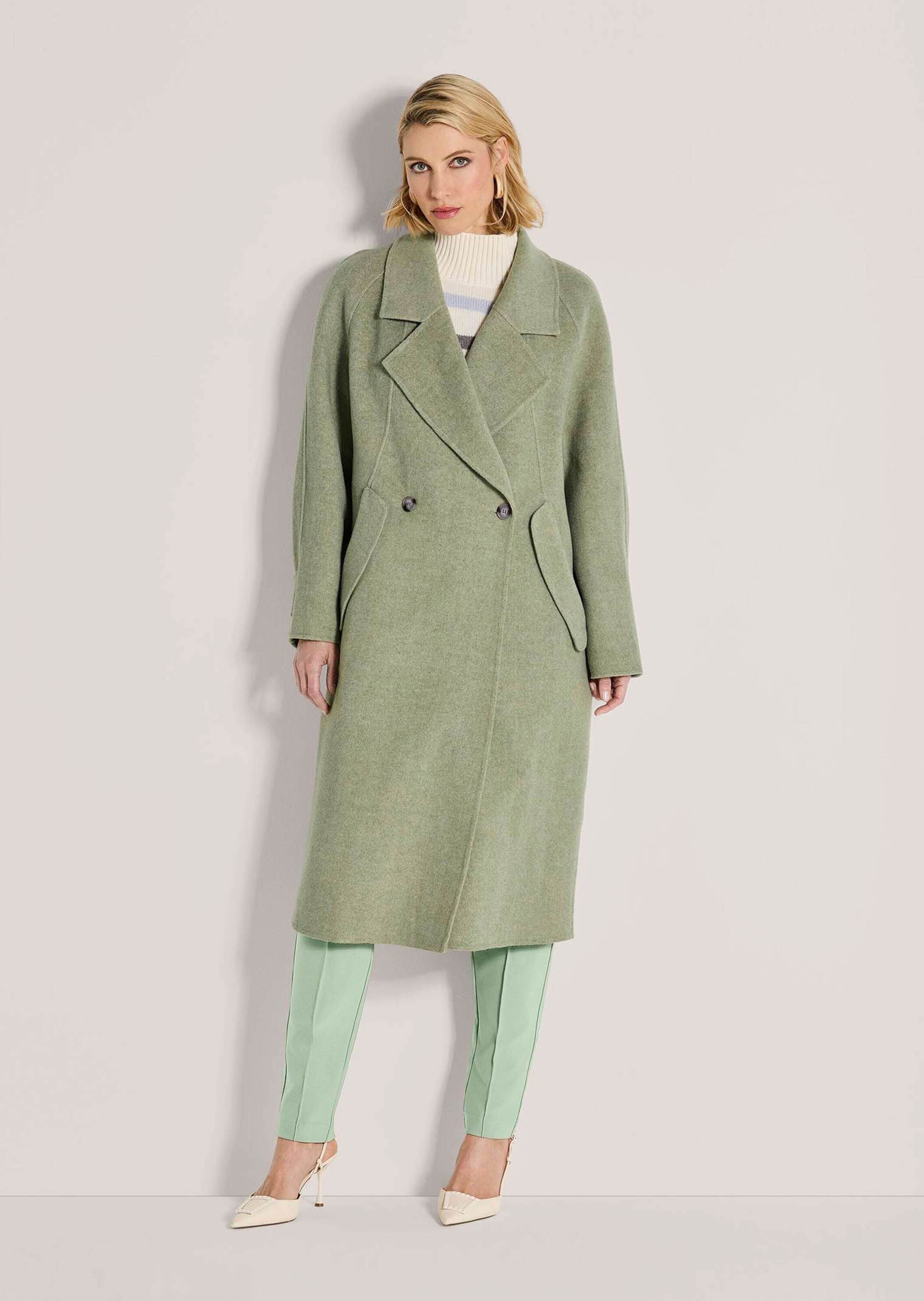 MADELEINE Kurzmantel Eleganter Mantel mit Kaschmir Doubleface-Mantel mit Re günstig online kaufen