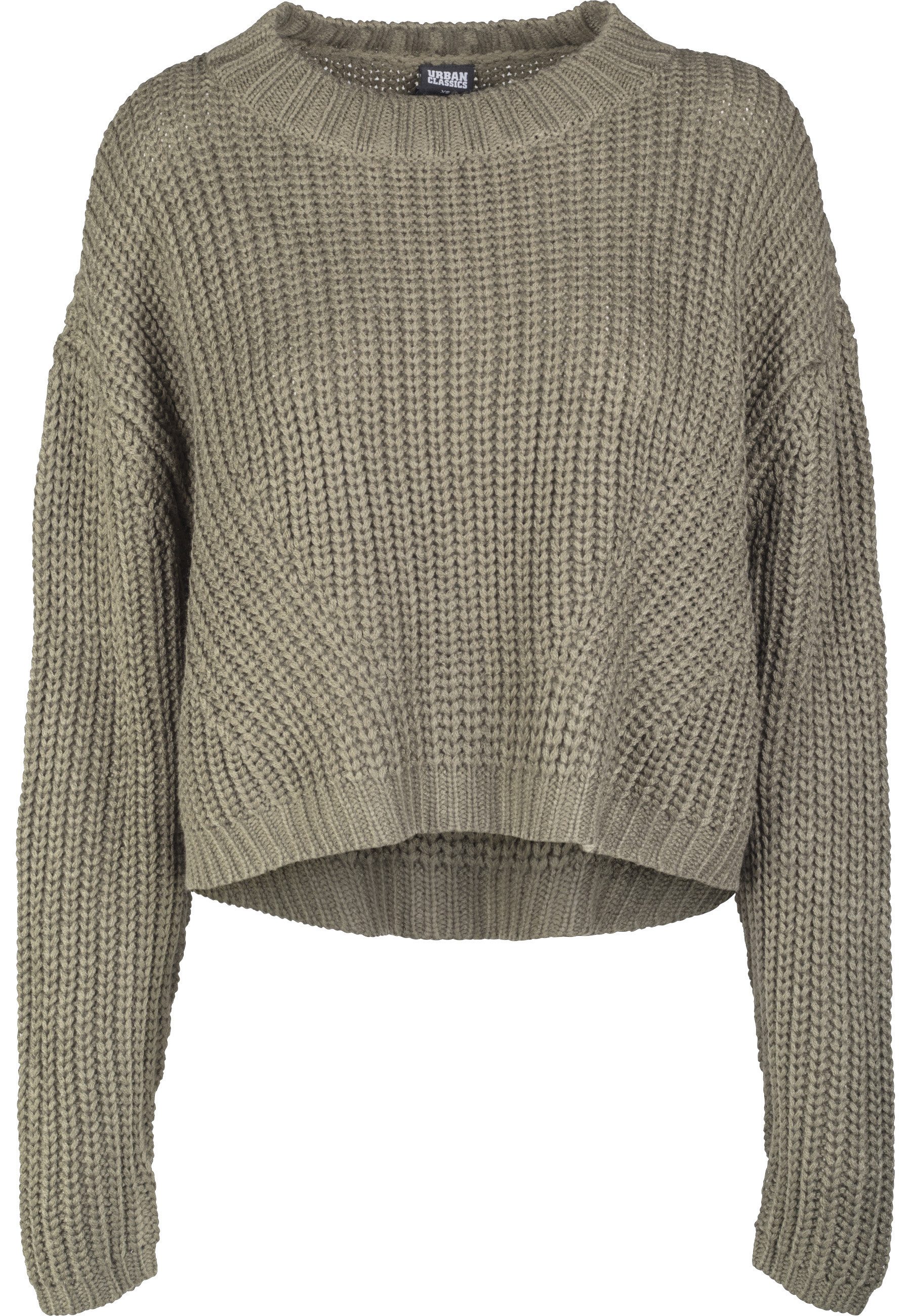 URBAN CLASSICS Rundhalspullover Urban Classics Damen Ladies Wide Oversize Sweater (1-tlg)