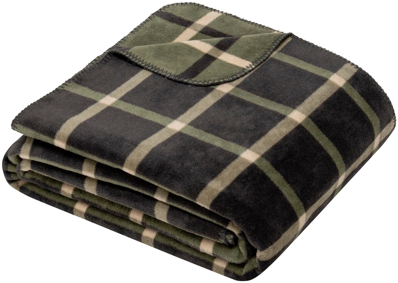 Wohndecke Tramore, IBENA, mit elegantem Karo günstig online kaufen