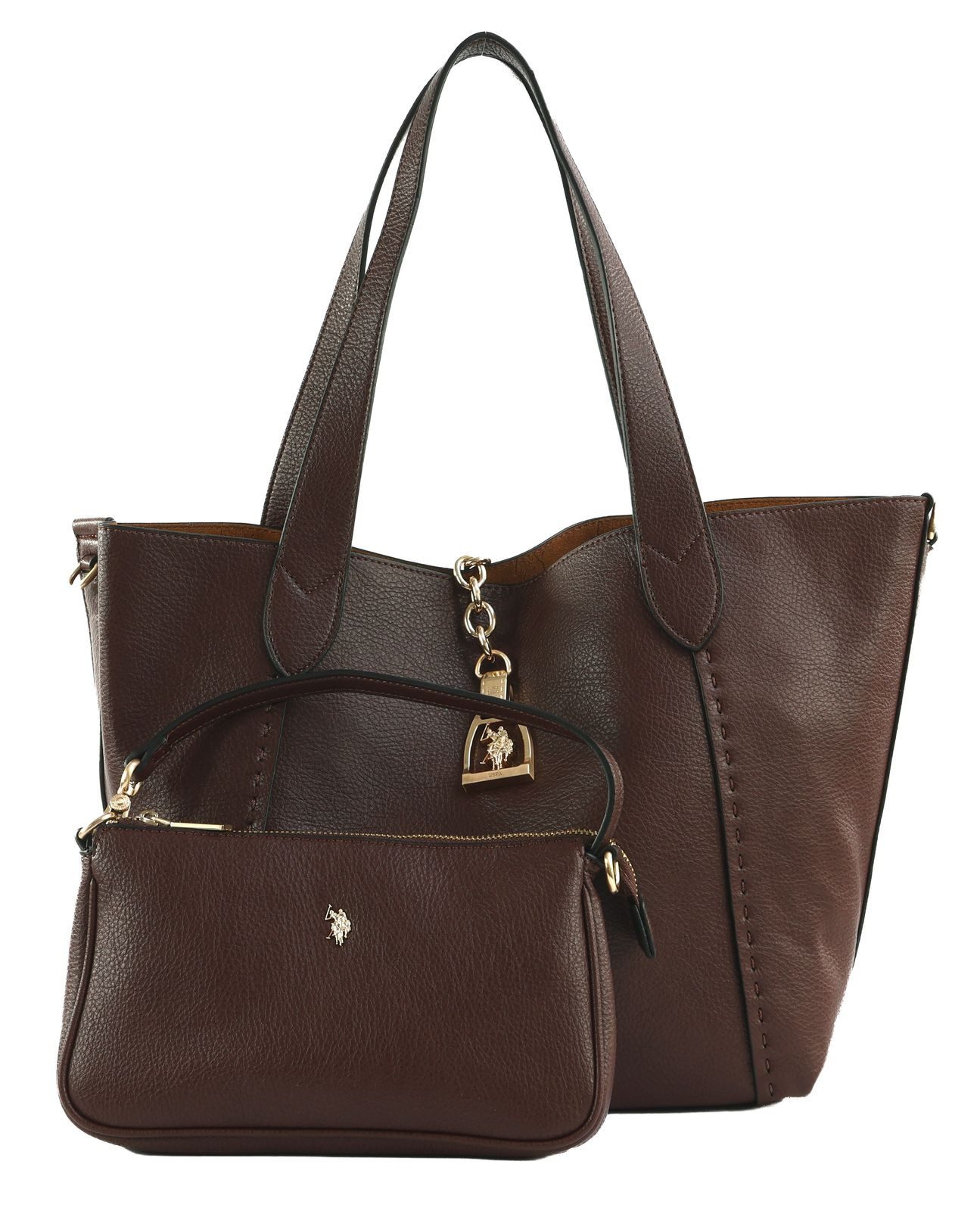 U.S. Polo Assn. Schultertasche Shopping Bag (Set, 2-tlg)