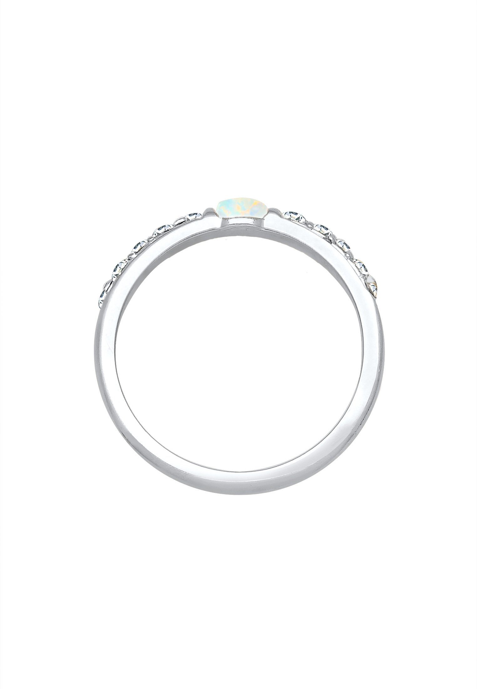 925er Sterling Kristalle Silber Elli Premium Verlobungsring Opal