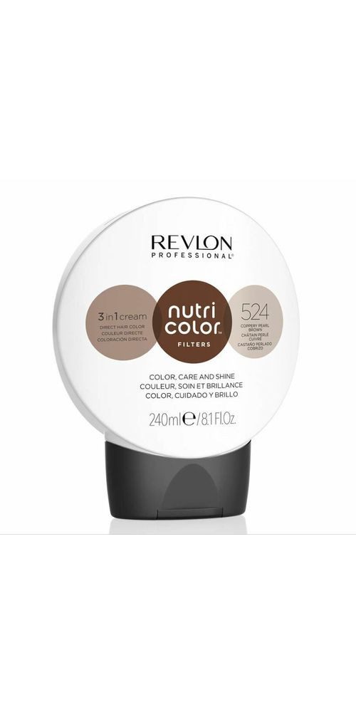 Revlon Haarfarbe Revlon Nutri Color Filters 524 Iridescent Chestnut Brown 240ml