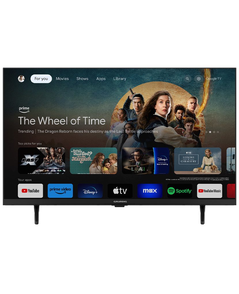 Grundig 32 GHB 6440 LED-Fernseher (80 cm/32 Zoll, HD ready, Google TV, HD ready, Google TV, Hey Google, Magic Fidelity)