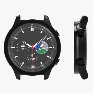 kwmobile Smartwatch-Hülle 2x Hülle für Honor Watch GS 3, Fullbody Fitnesstracker Glas Cover Case Schutzhülle Set