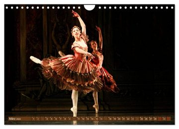 CALVENDO Wandkalender Ballett Bühne (Wandkalender 2024 DIN A4 quer), CALVENDO Monatskalender