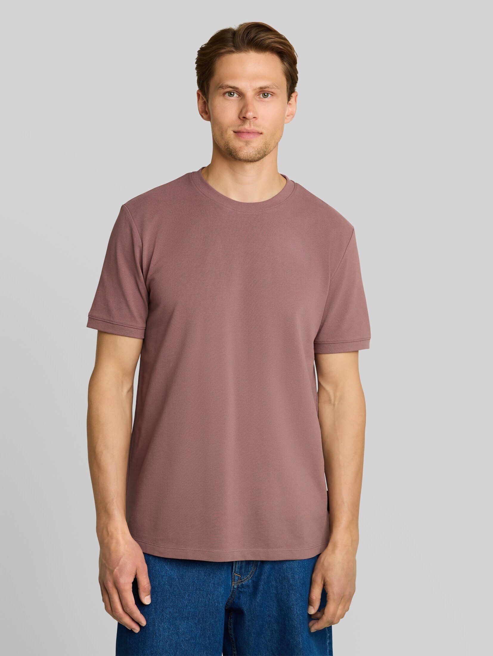 TOM TAILOR Denim T-Shirt T-Shirt Basic Piqué T-Shirt
