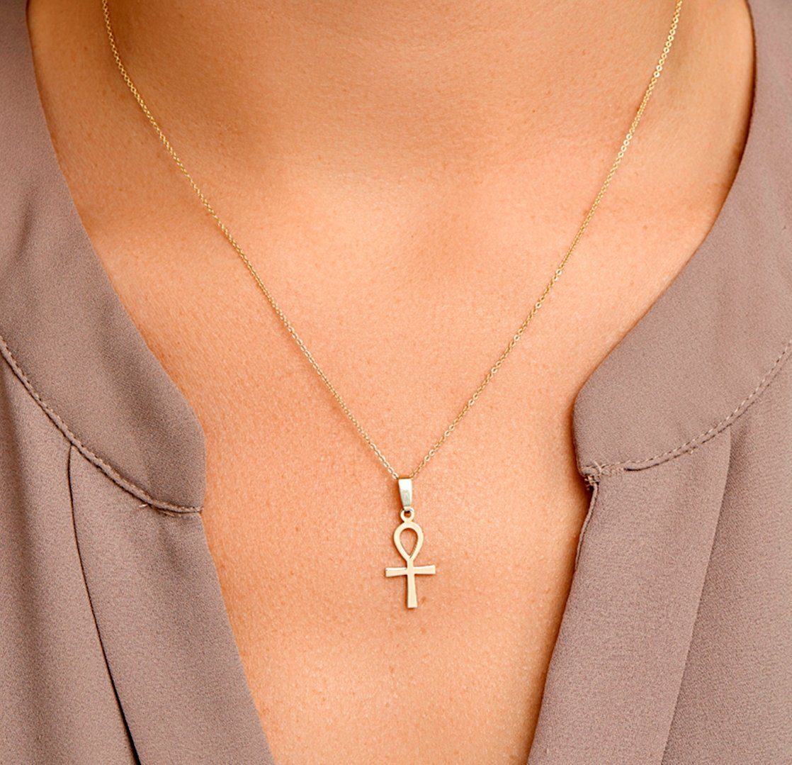 NICEANDnoble Kettenanhänger 585er-Gold 14 kt. Anhänger günstig online kaufen