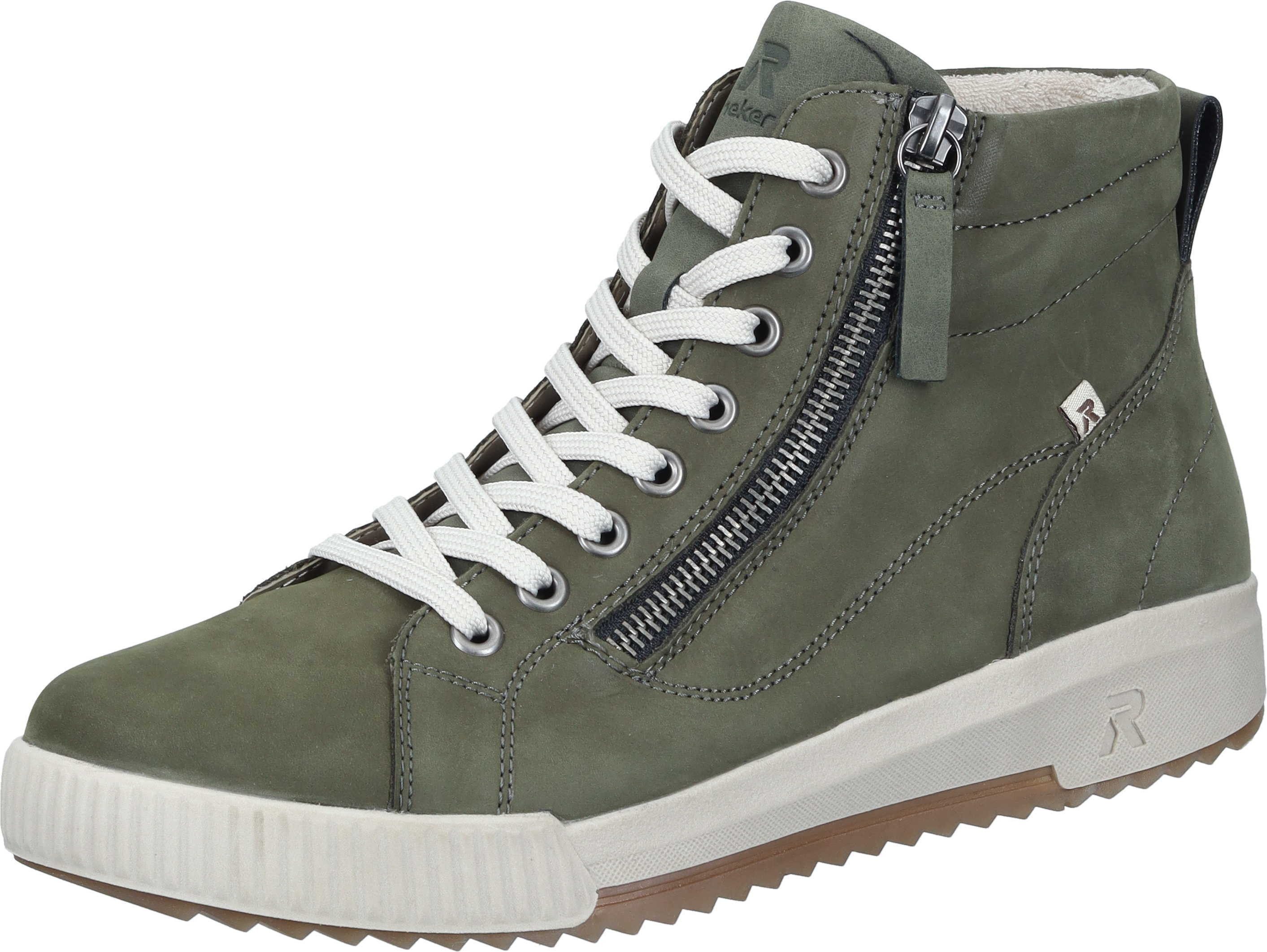 Rieker Stiefeletten Schnürstiefelette aus Textil günstig online kaufen