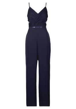 Vera Mont Jumpsuit mit V-Ausschnitt (1-tlg) Materialmix